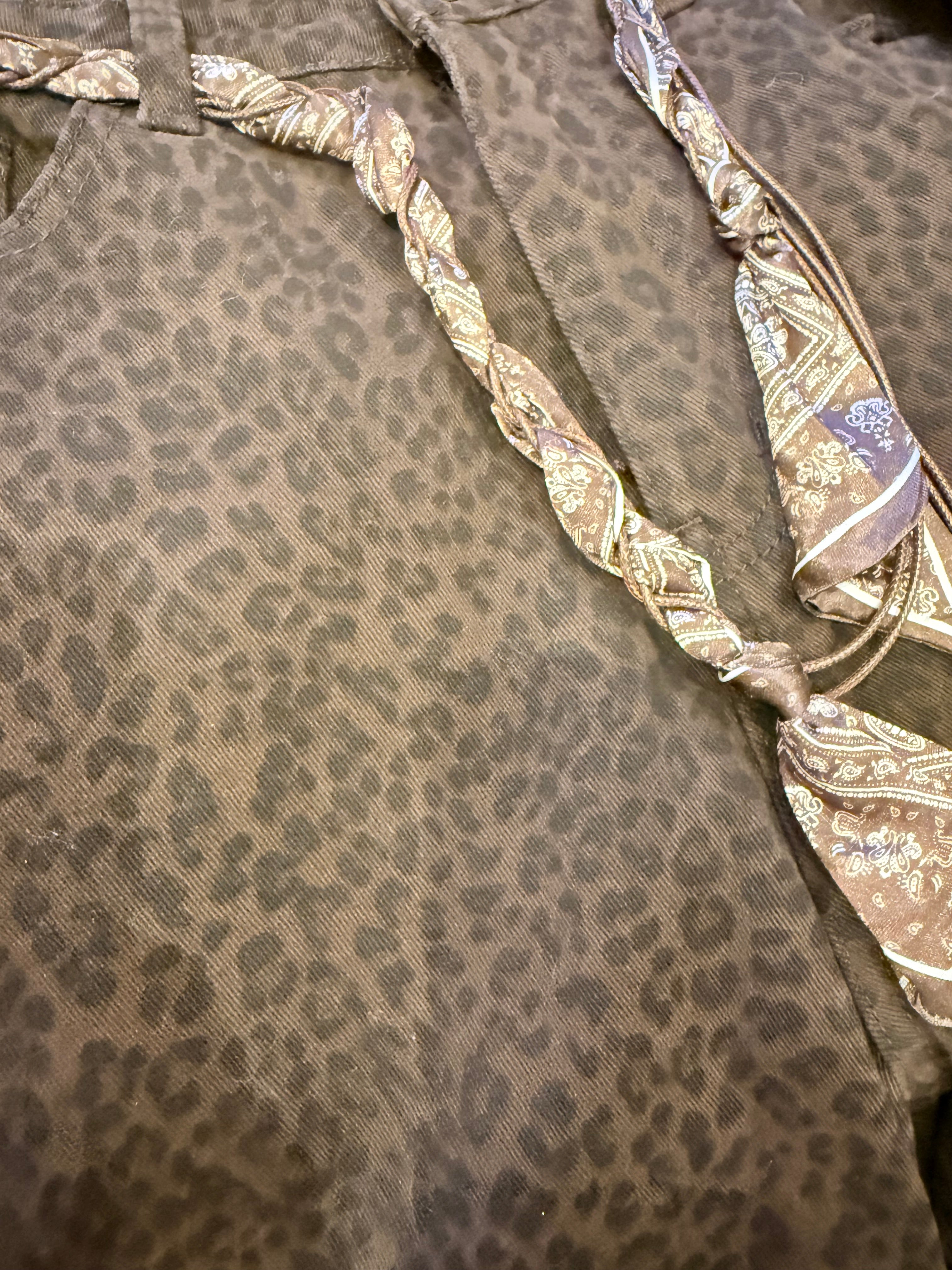 Jeans carpentier animalier