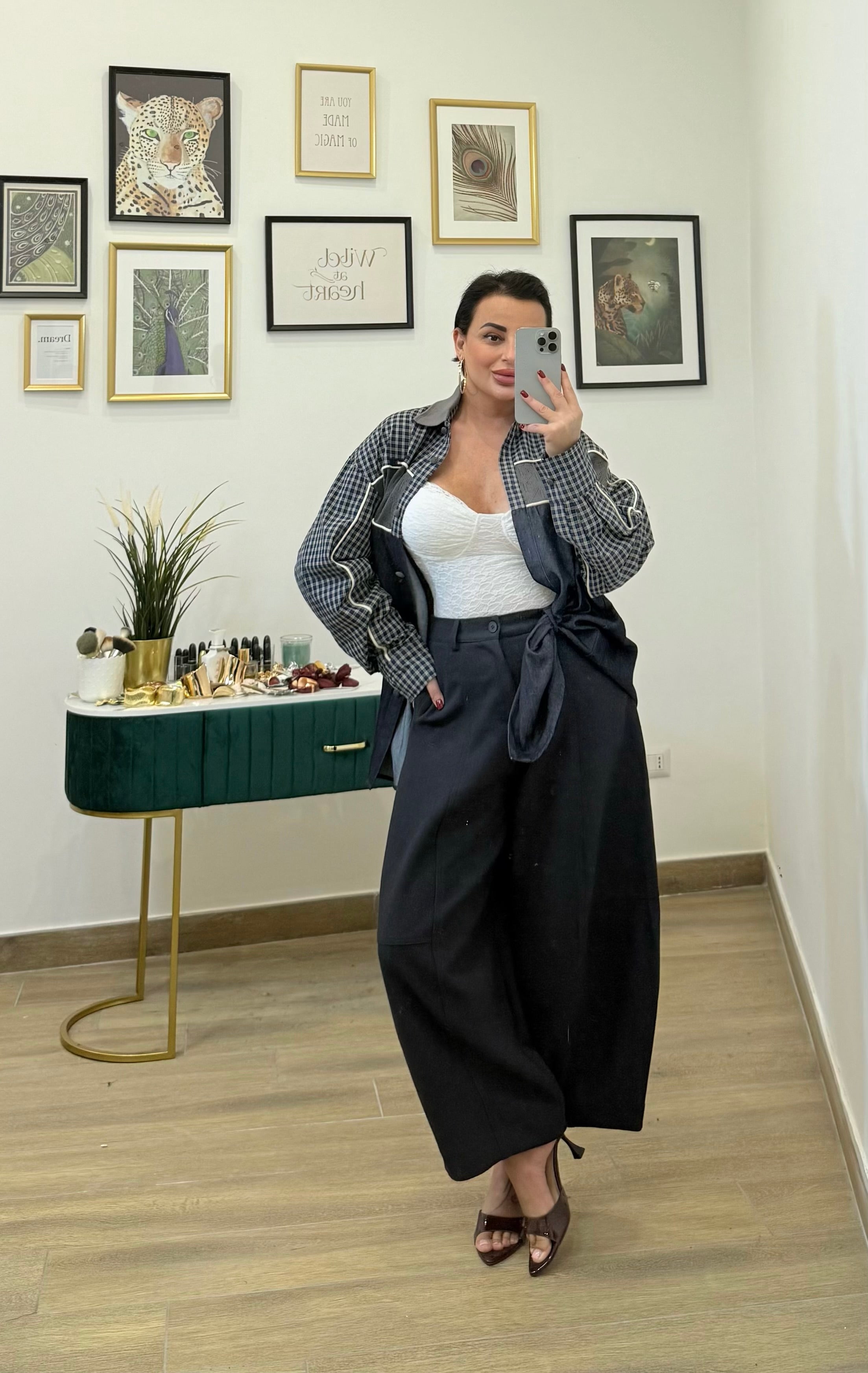 Camicia inserti lana