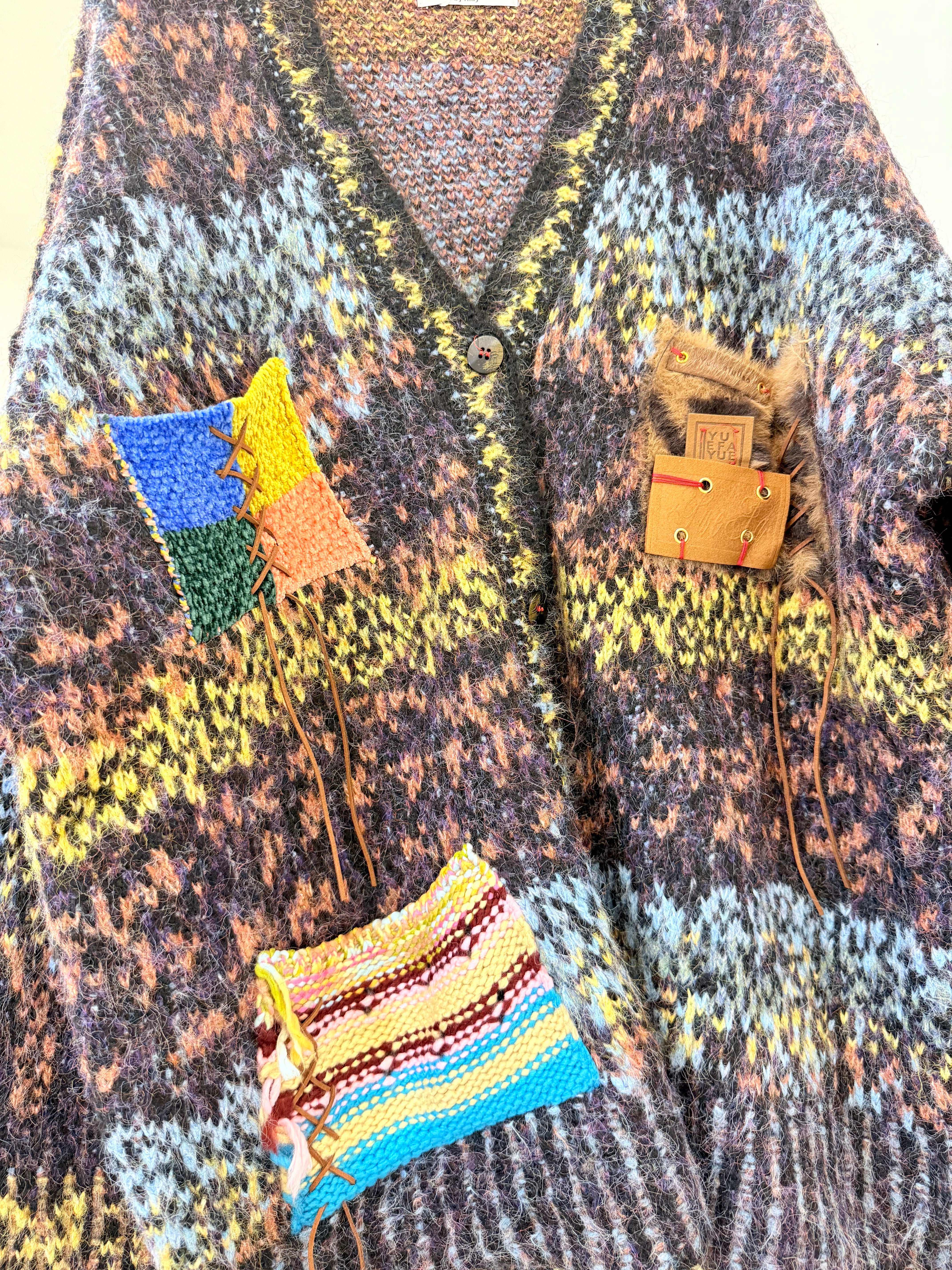 Cardigan giubbino color