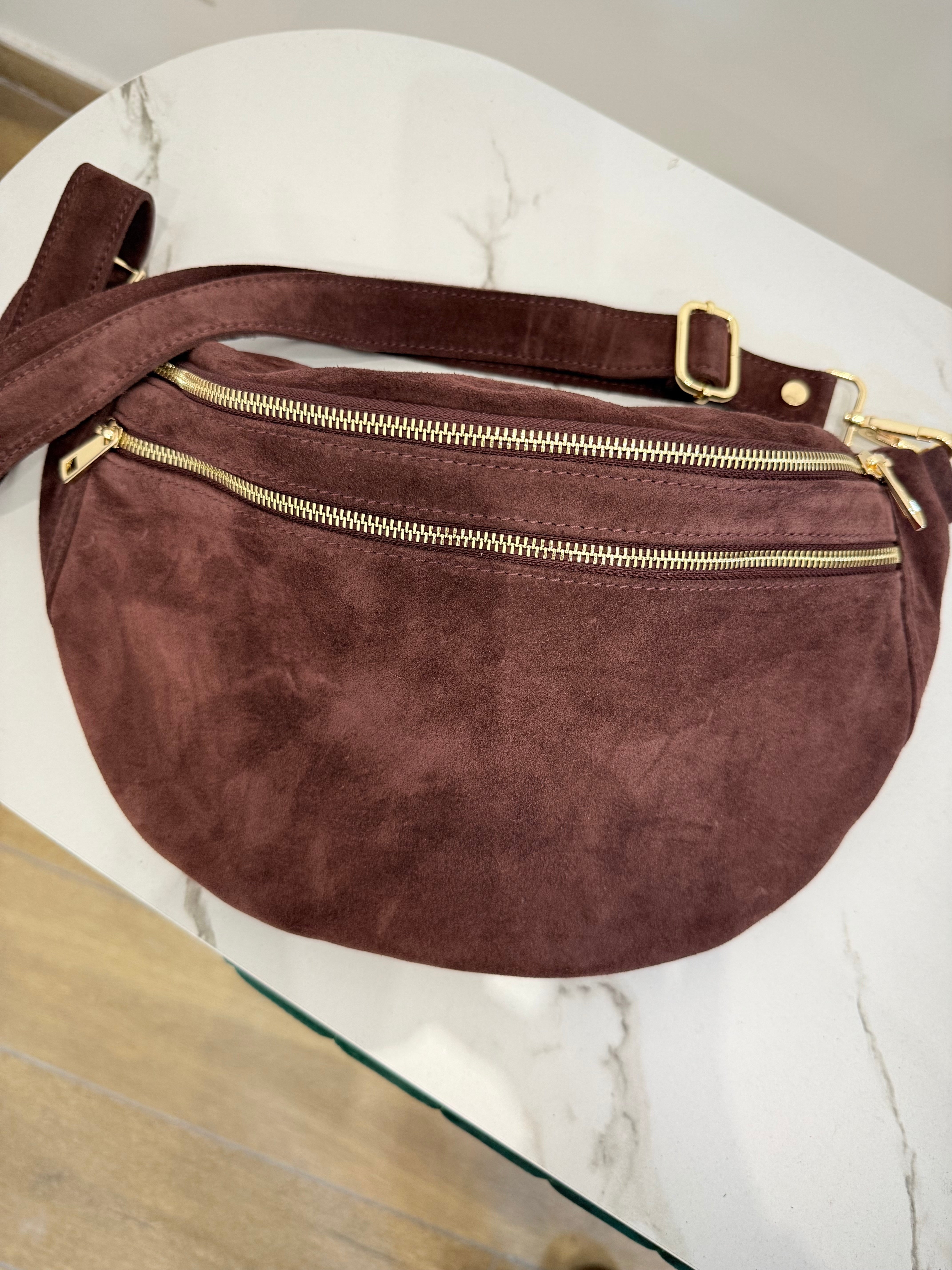 Marsupio borsa in vera pelle