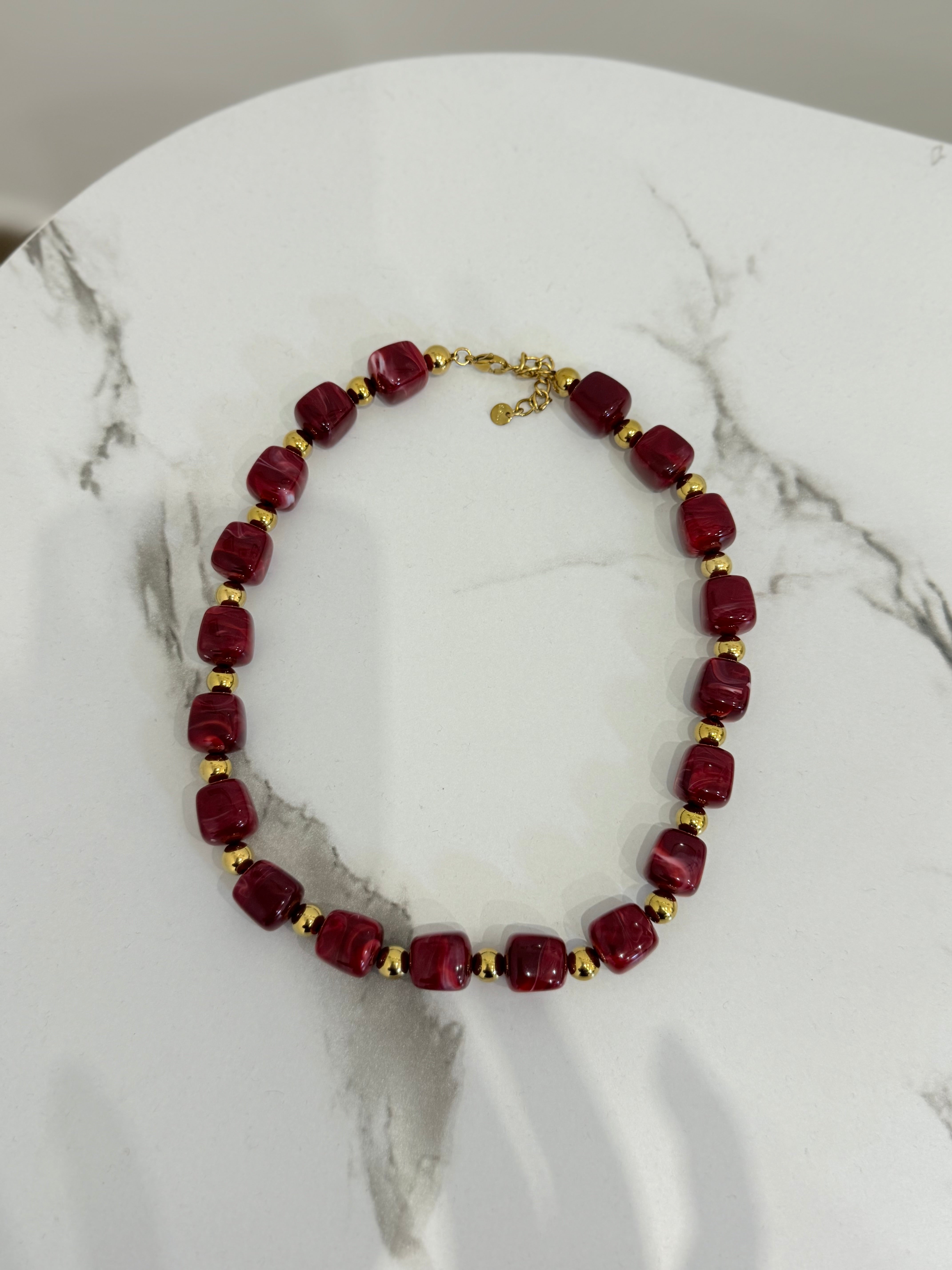 Collana vetro bordo’