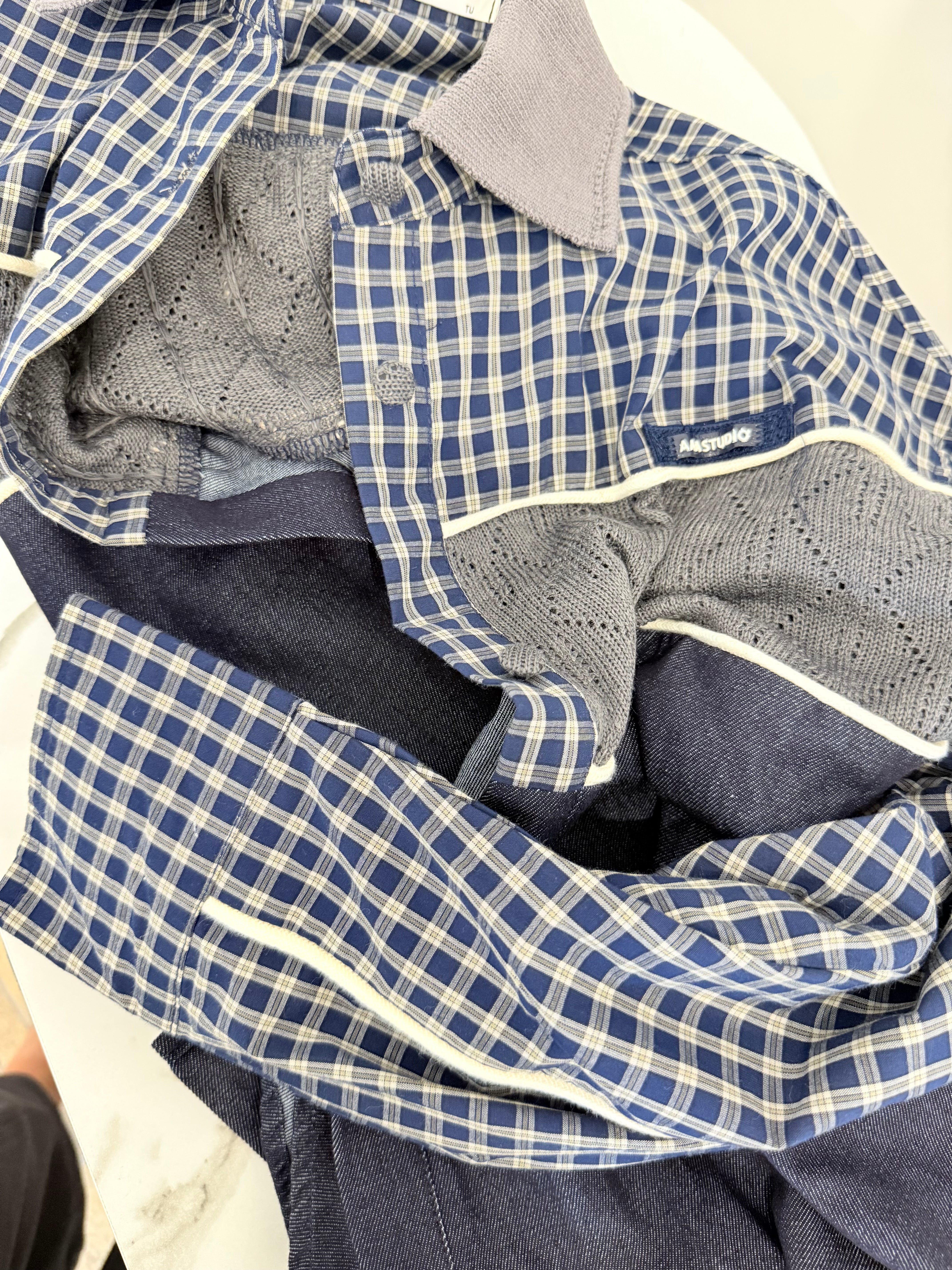 Camicia inserti lana