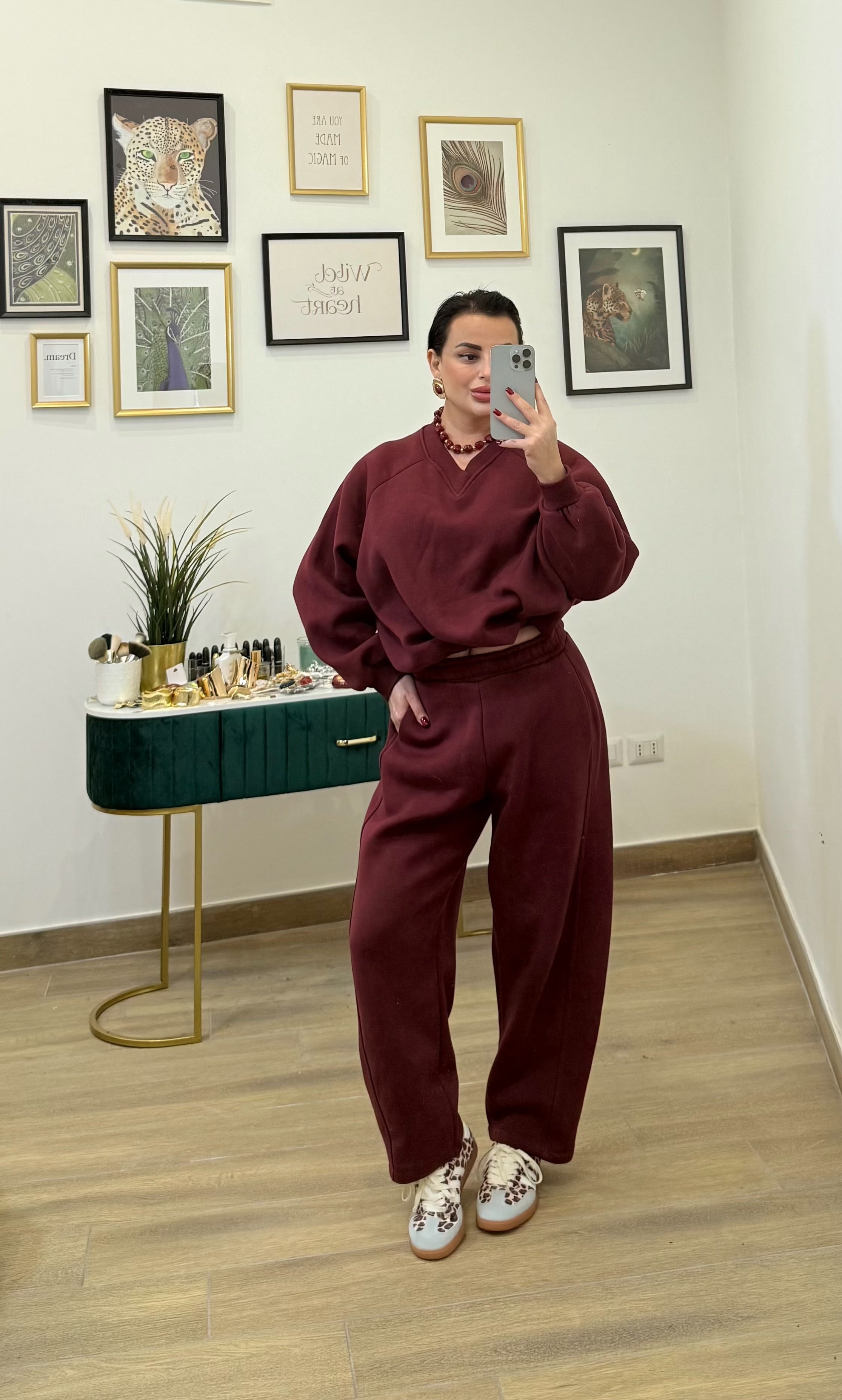 Coordinato tuta ballon bordo’