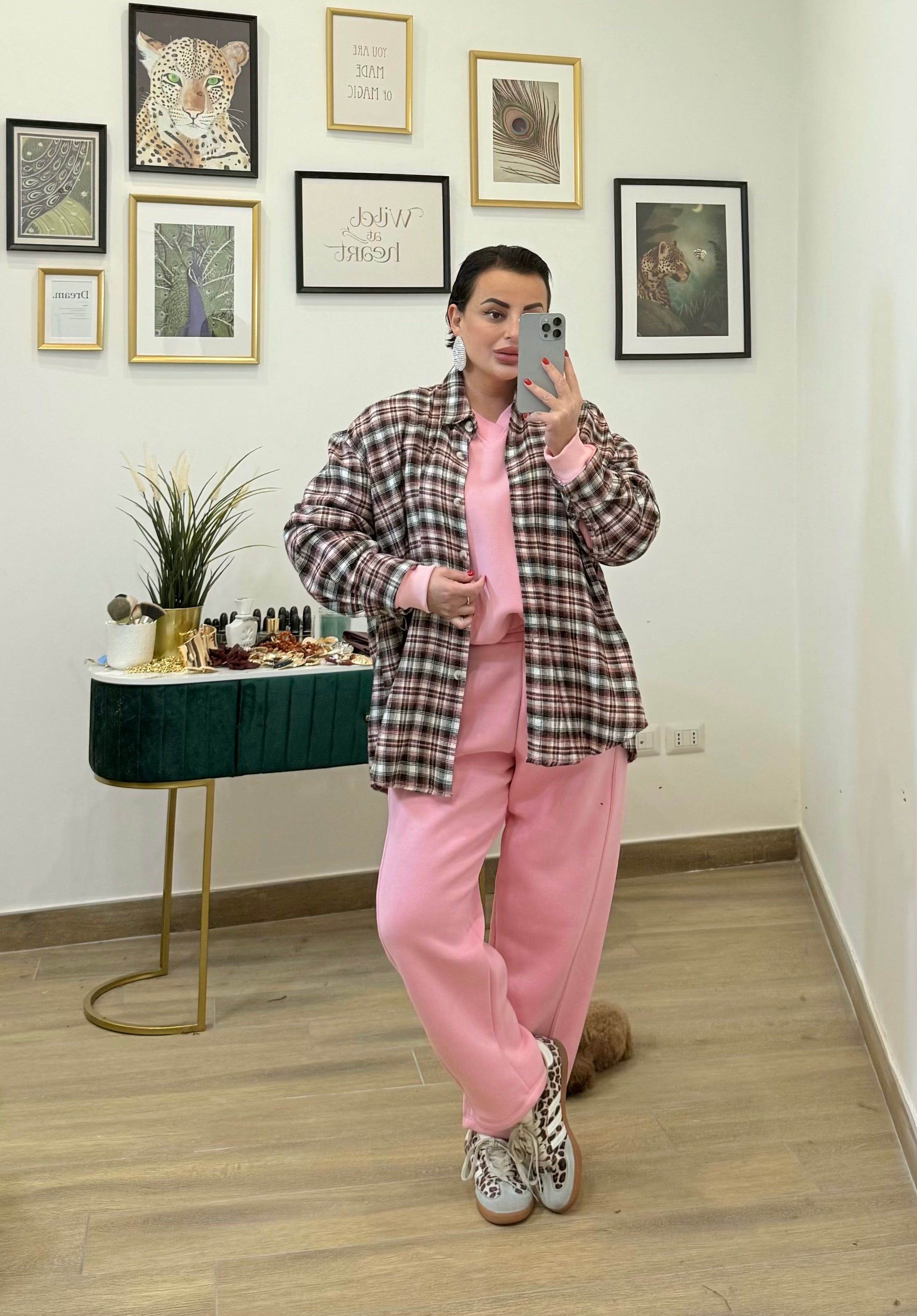 Camicia flanella Wine