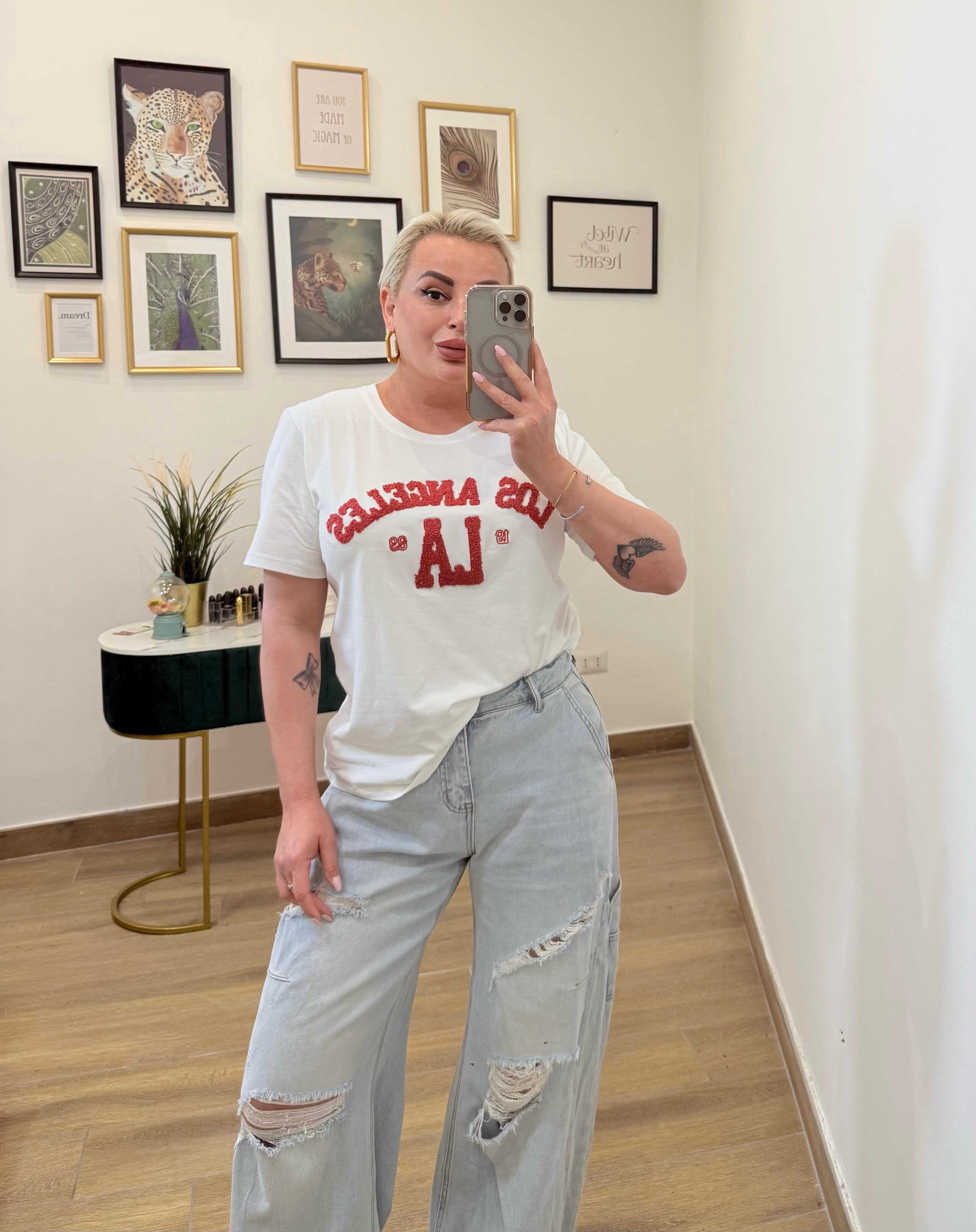 T-Shirt Los Angeles red