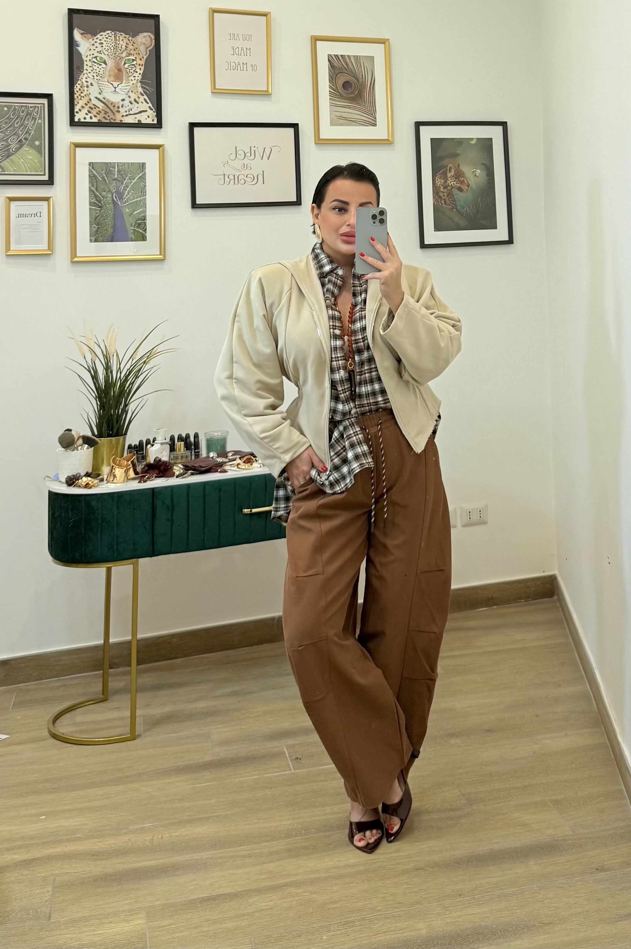 Felpa farfalla burro