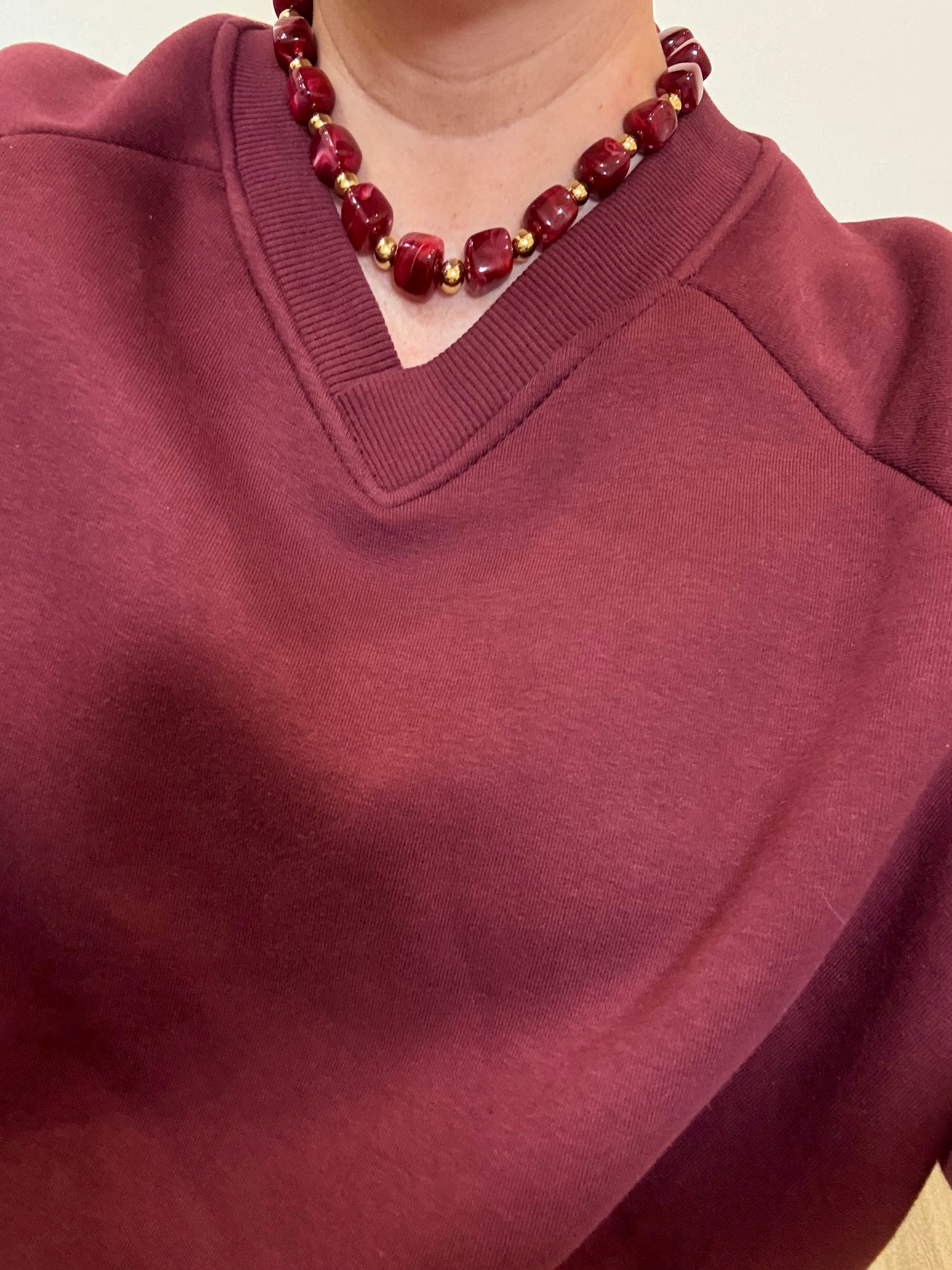 Collana vetro bordo’