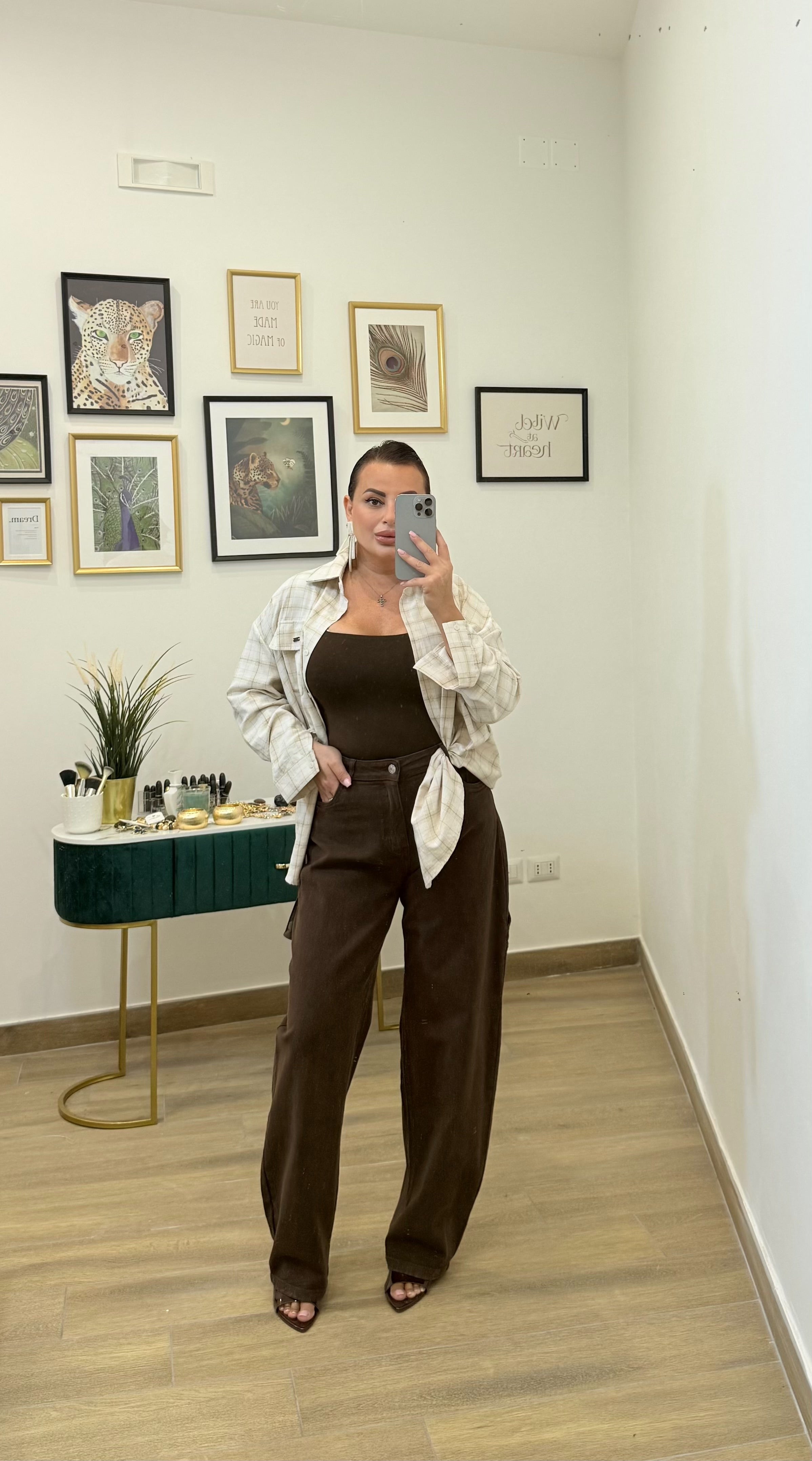 Jeans Carpentier marrone