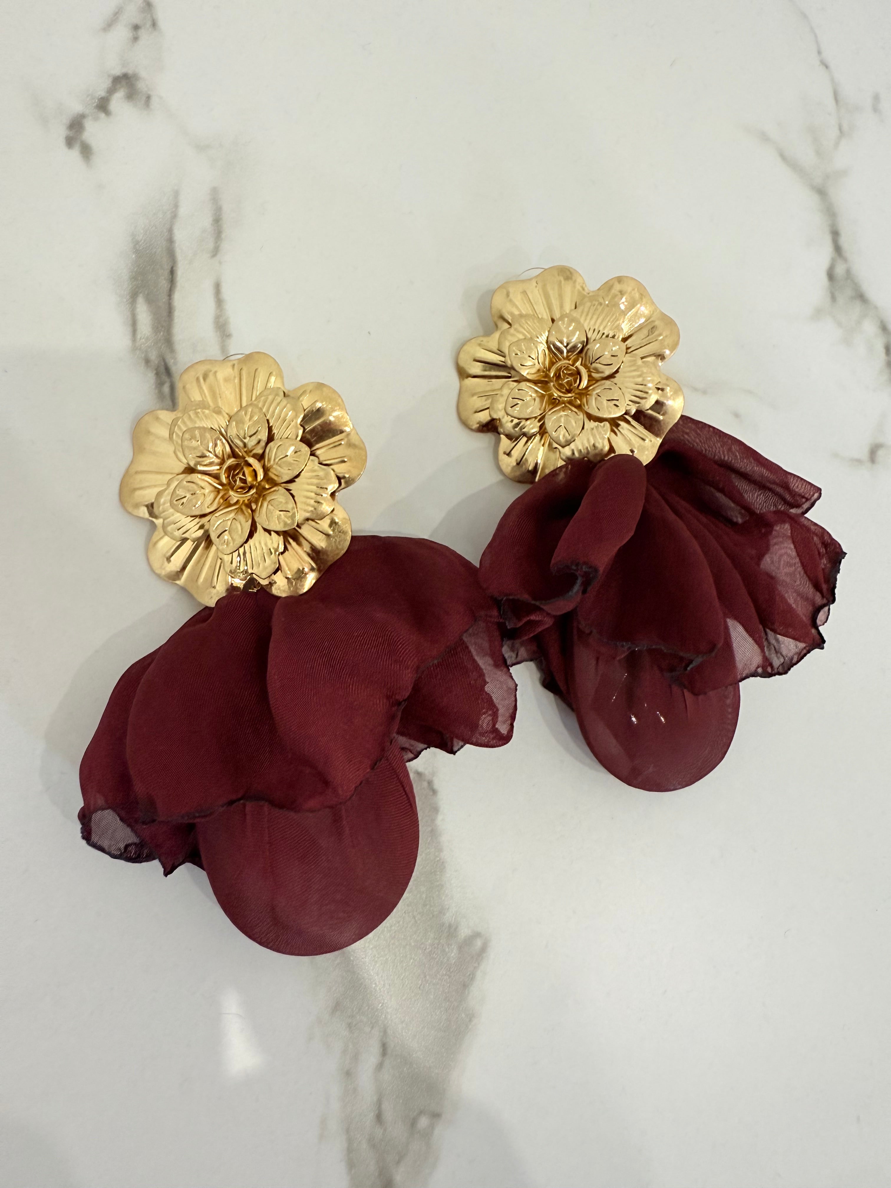 Orecchino tulle bordo’