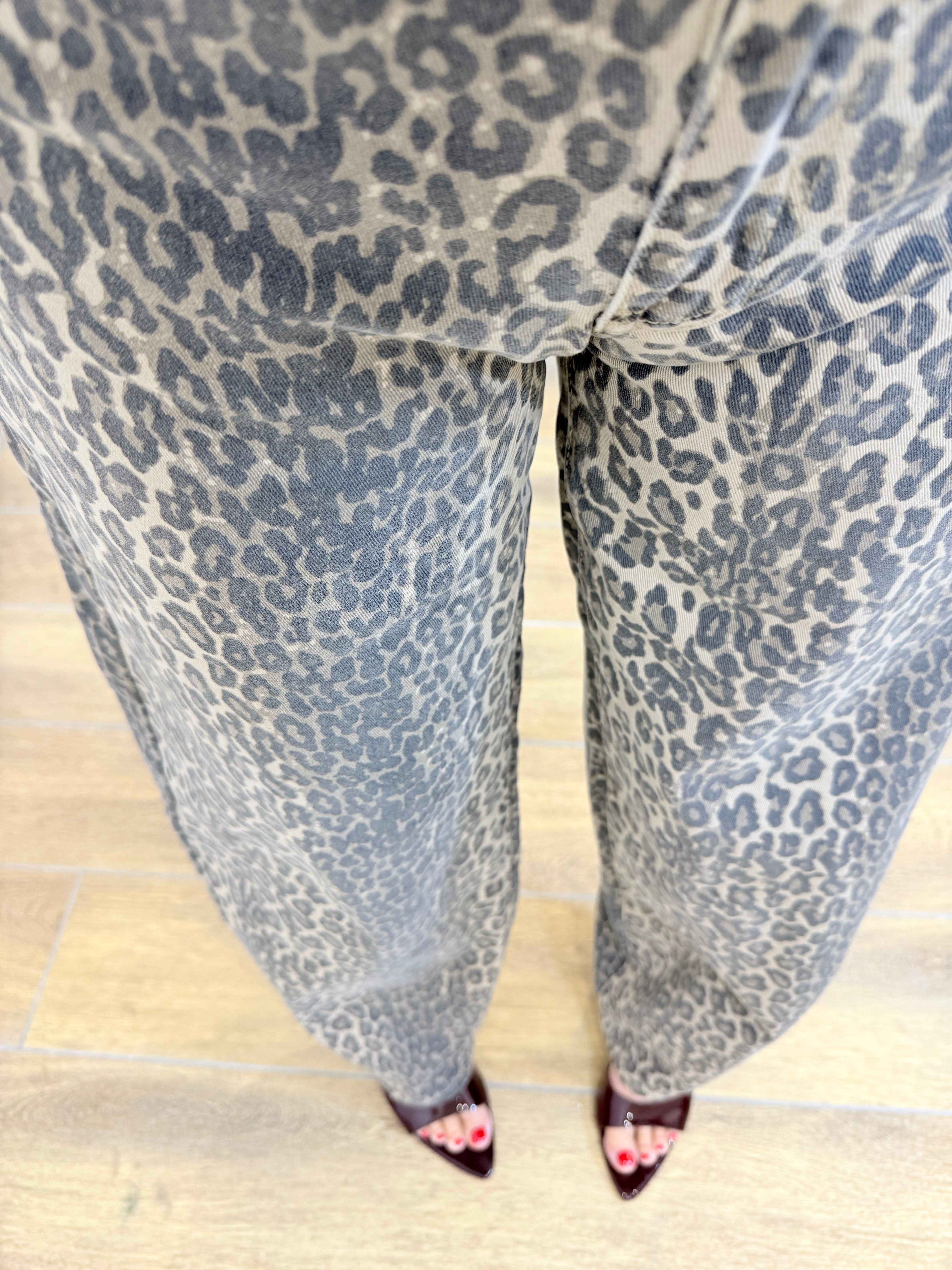 Jeans maculato neutro