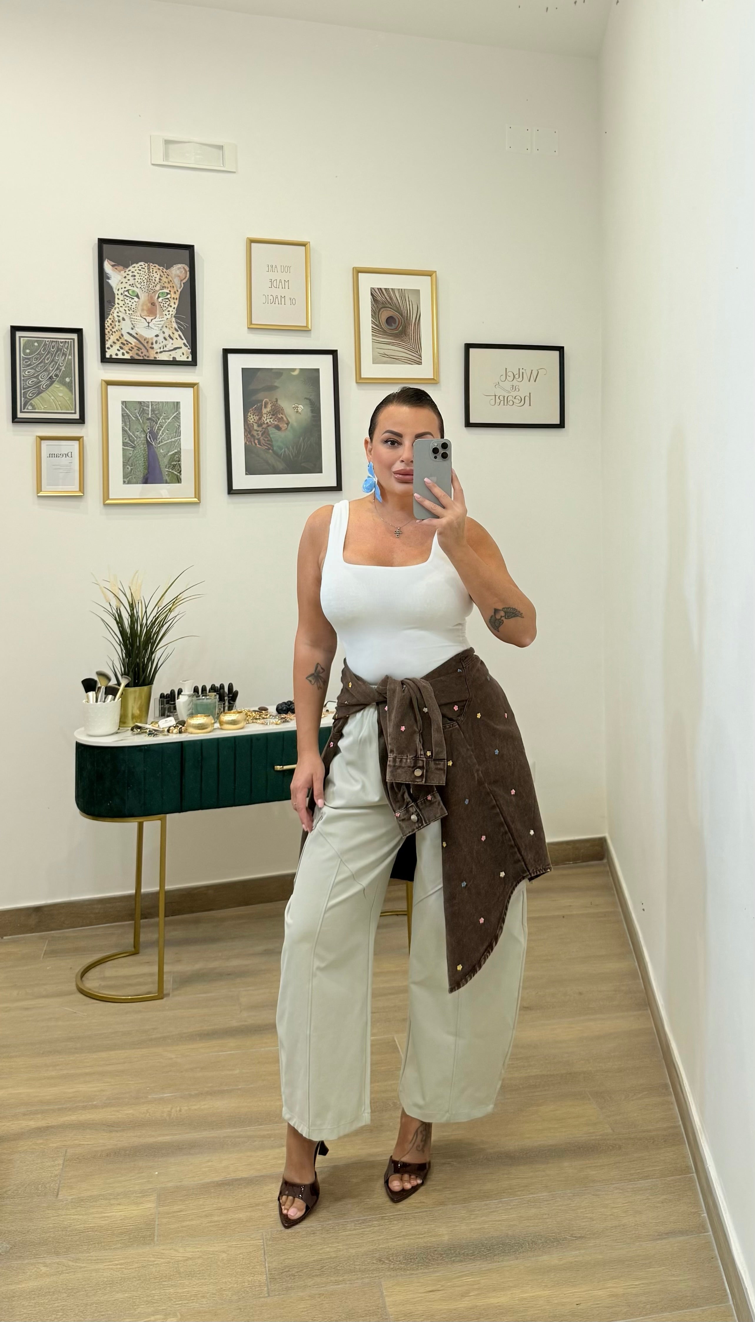 Body scollo quadrato white