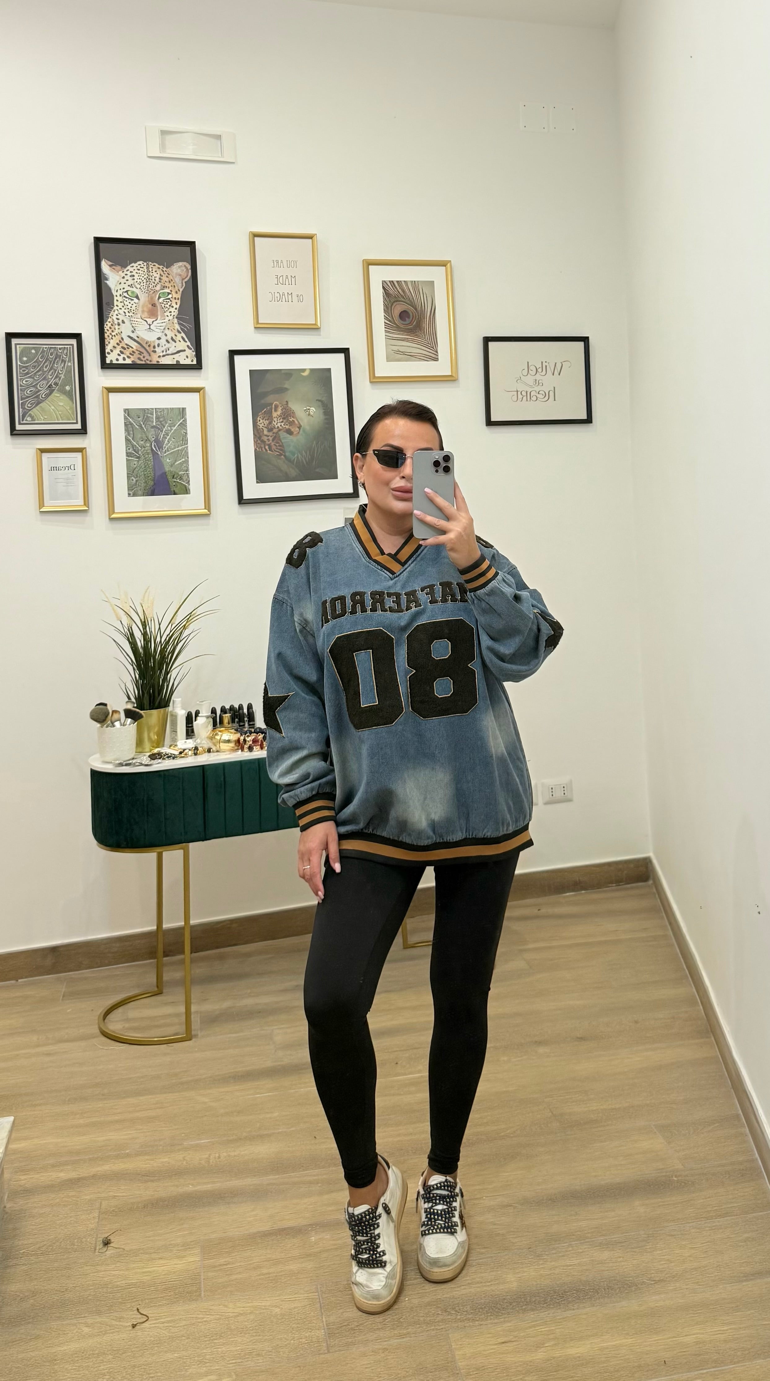 Maglia Denim over