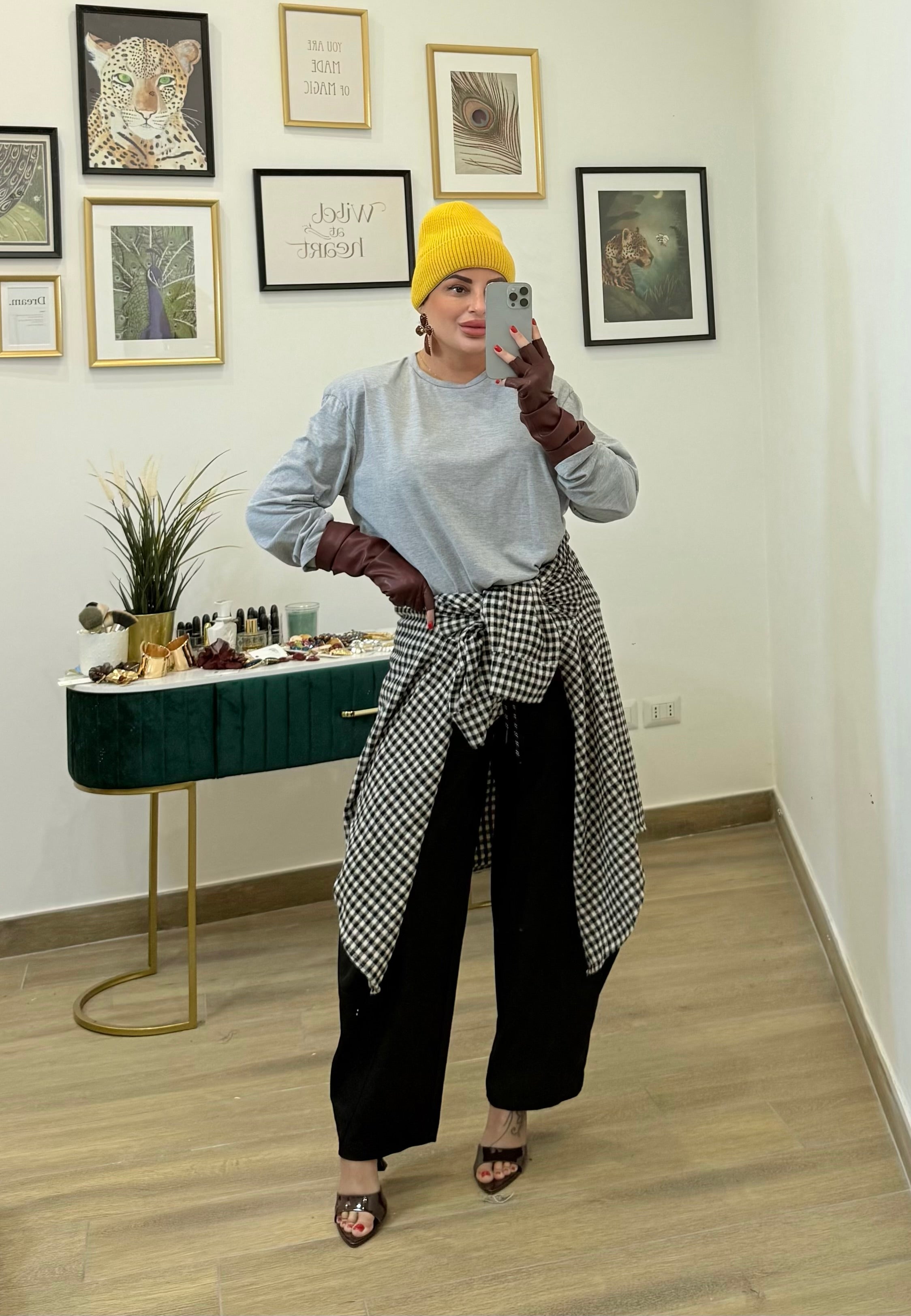 Maglia spalline mélange