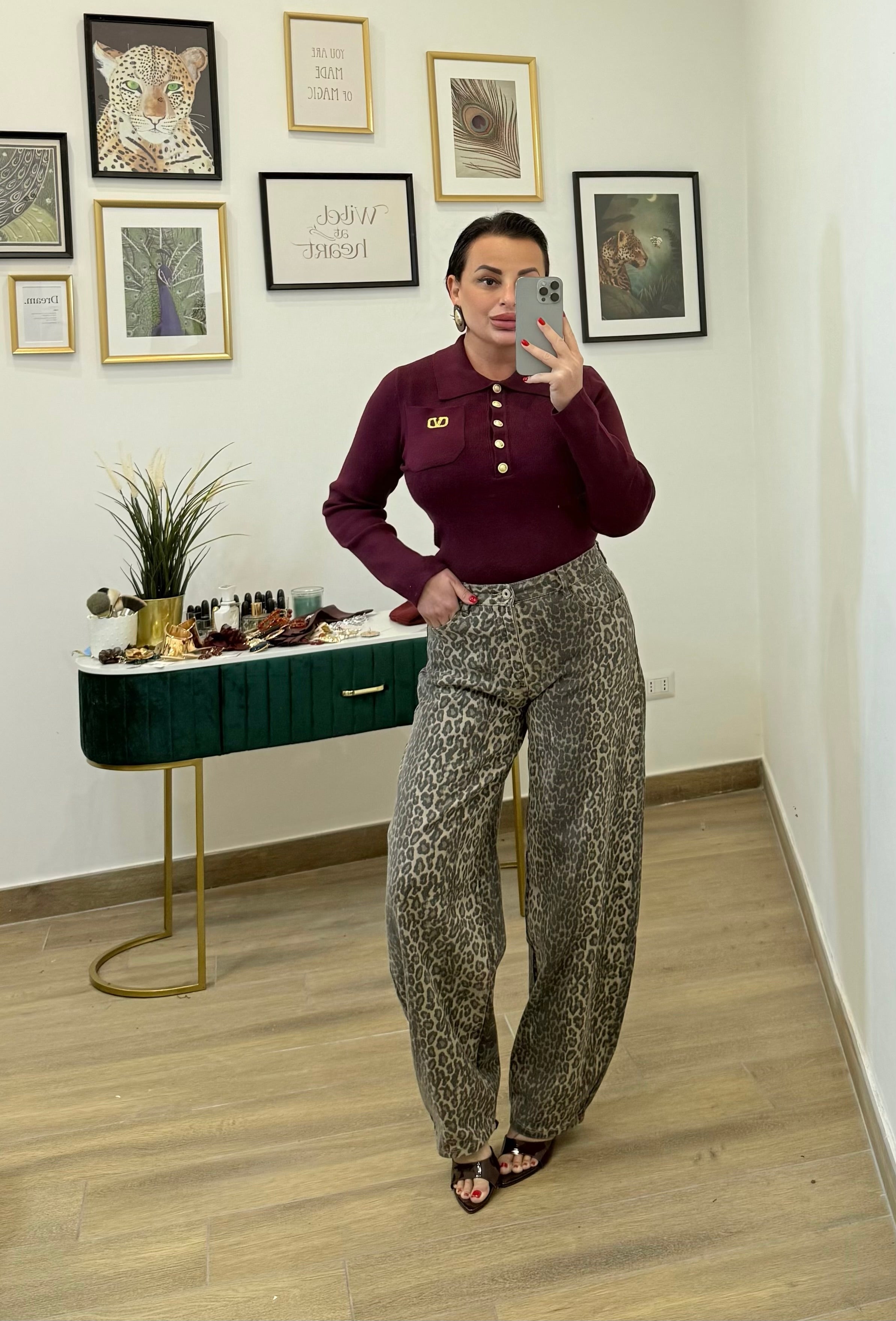 Polo lana rasata Valenty Wine