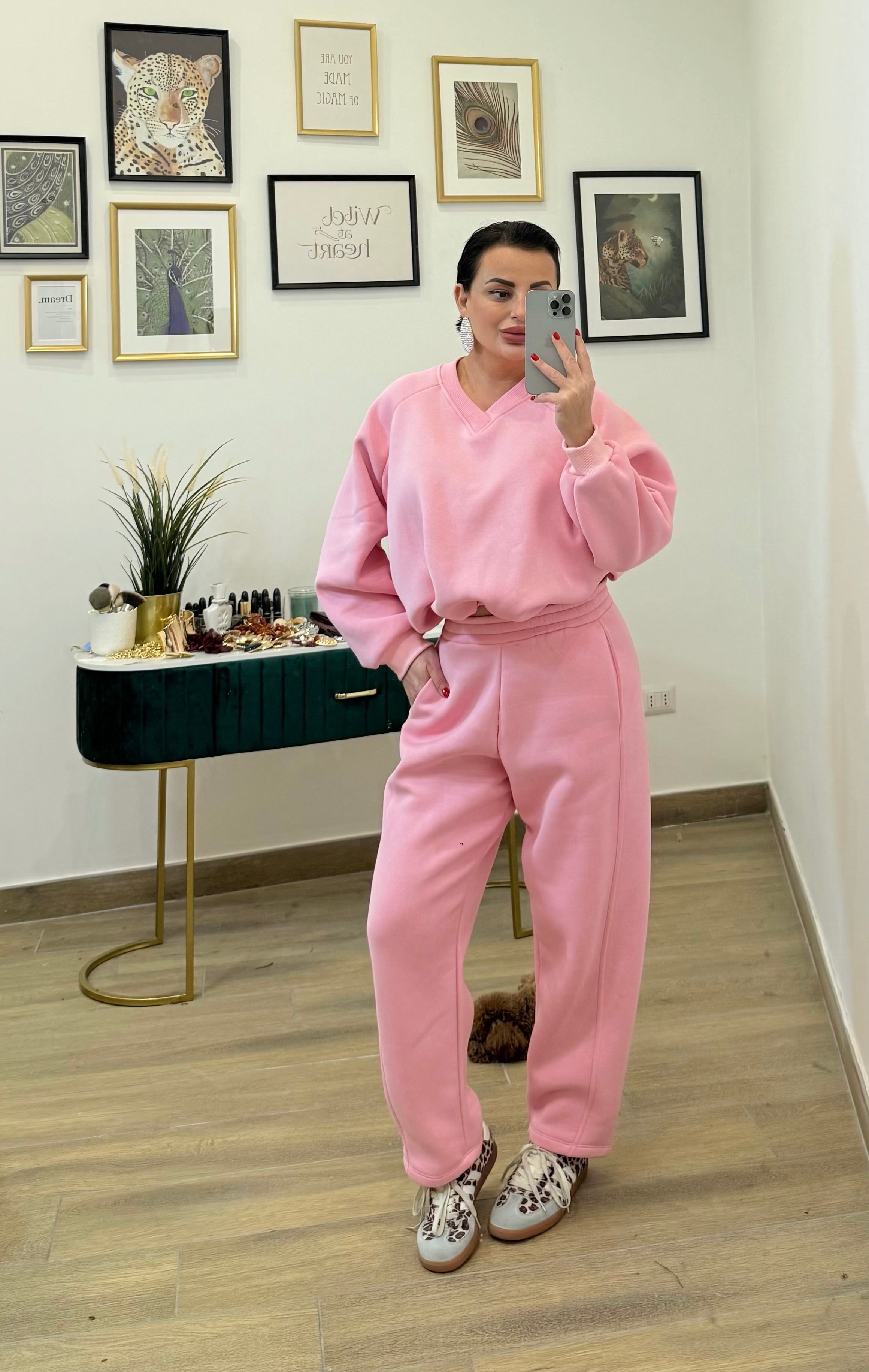 Coordinato tuta ballon Pink