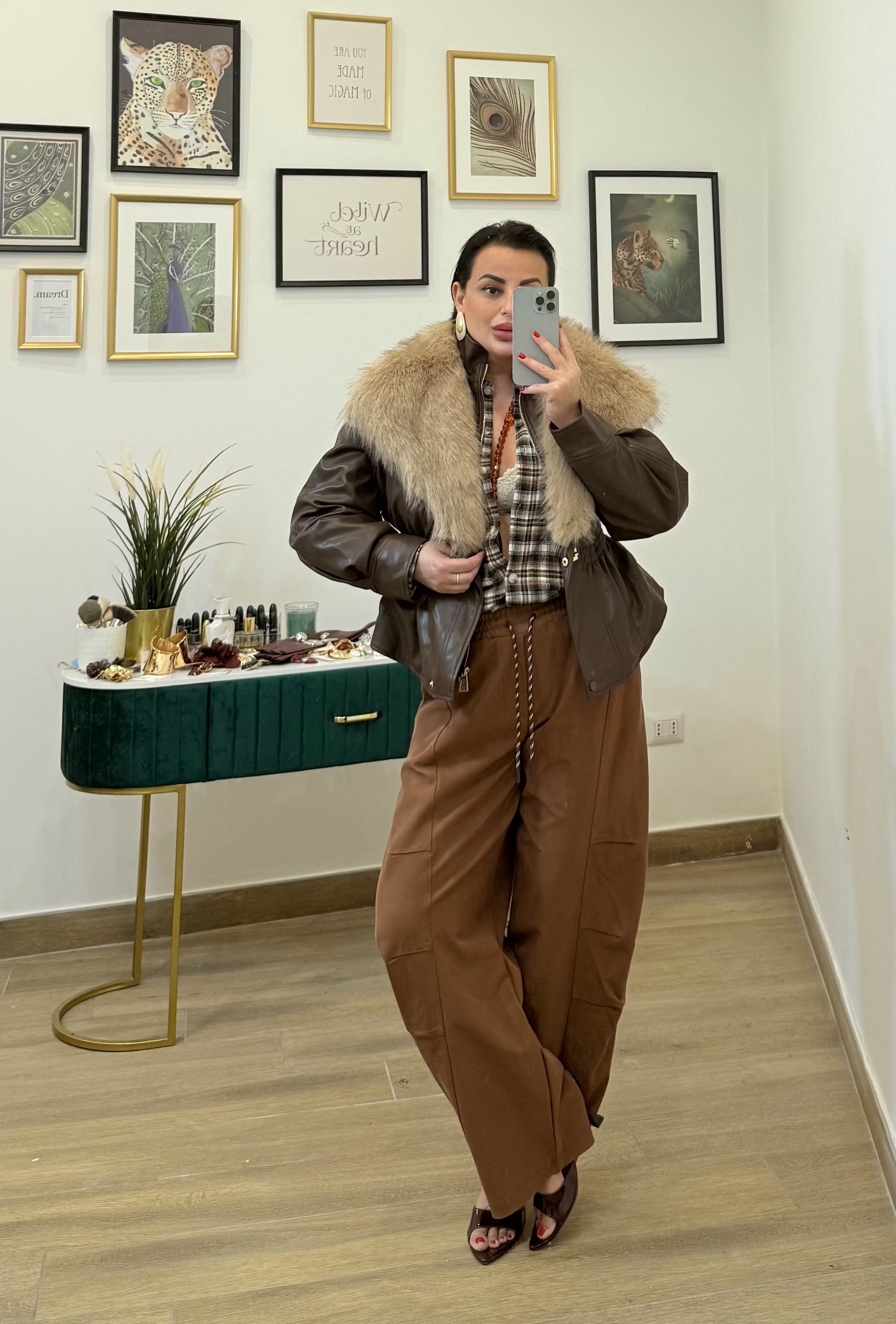 Pantalone ballon bruciato