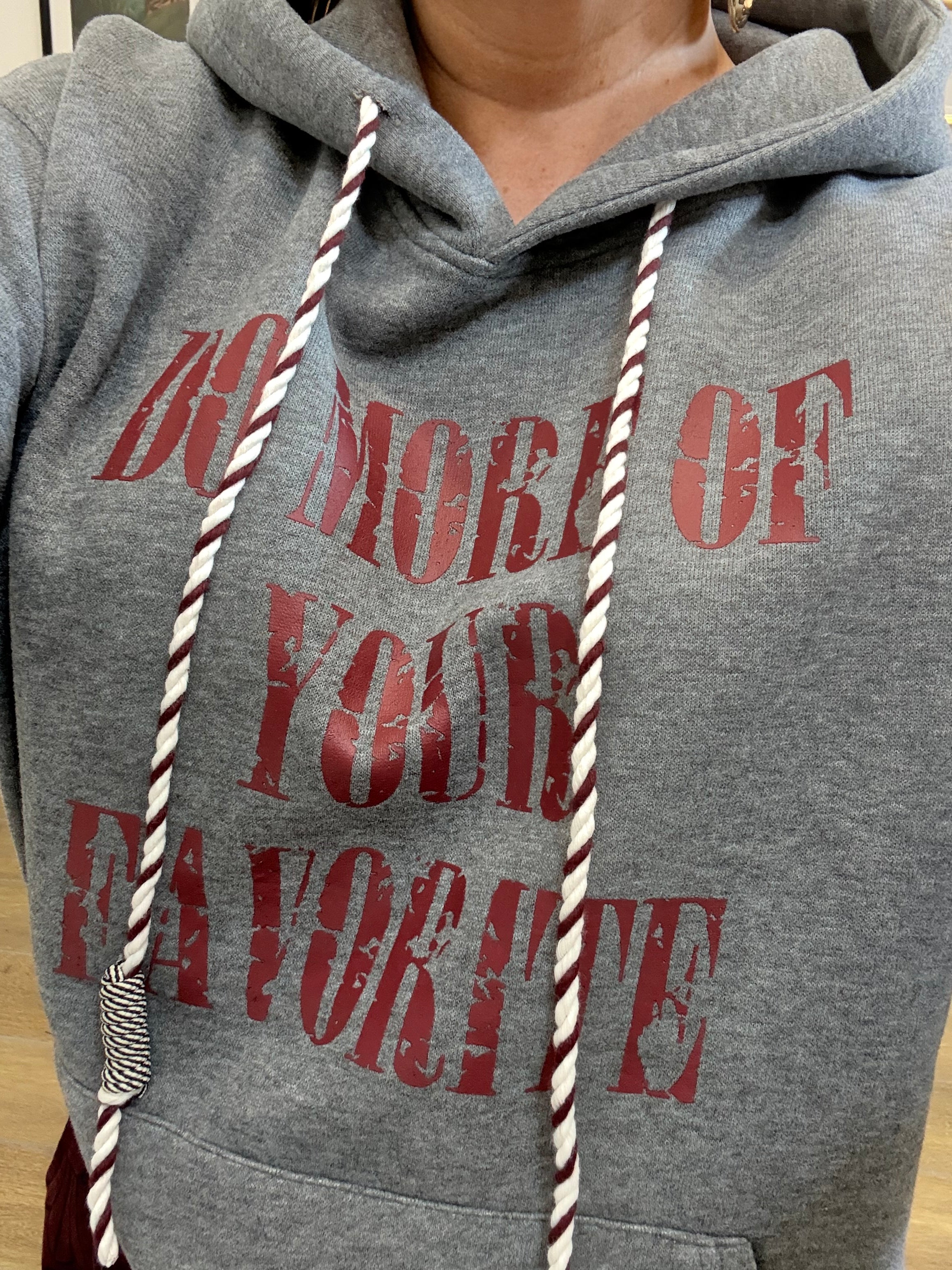 Felpa cappuccio Grey