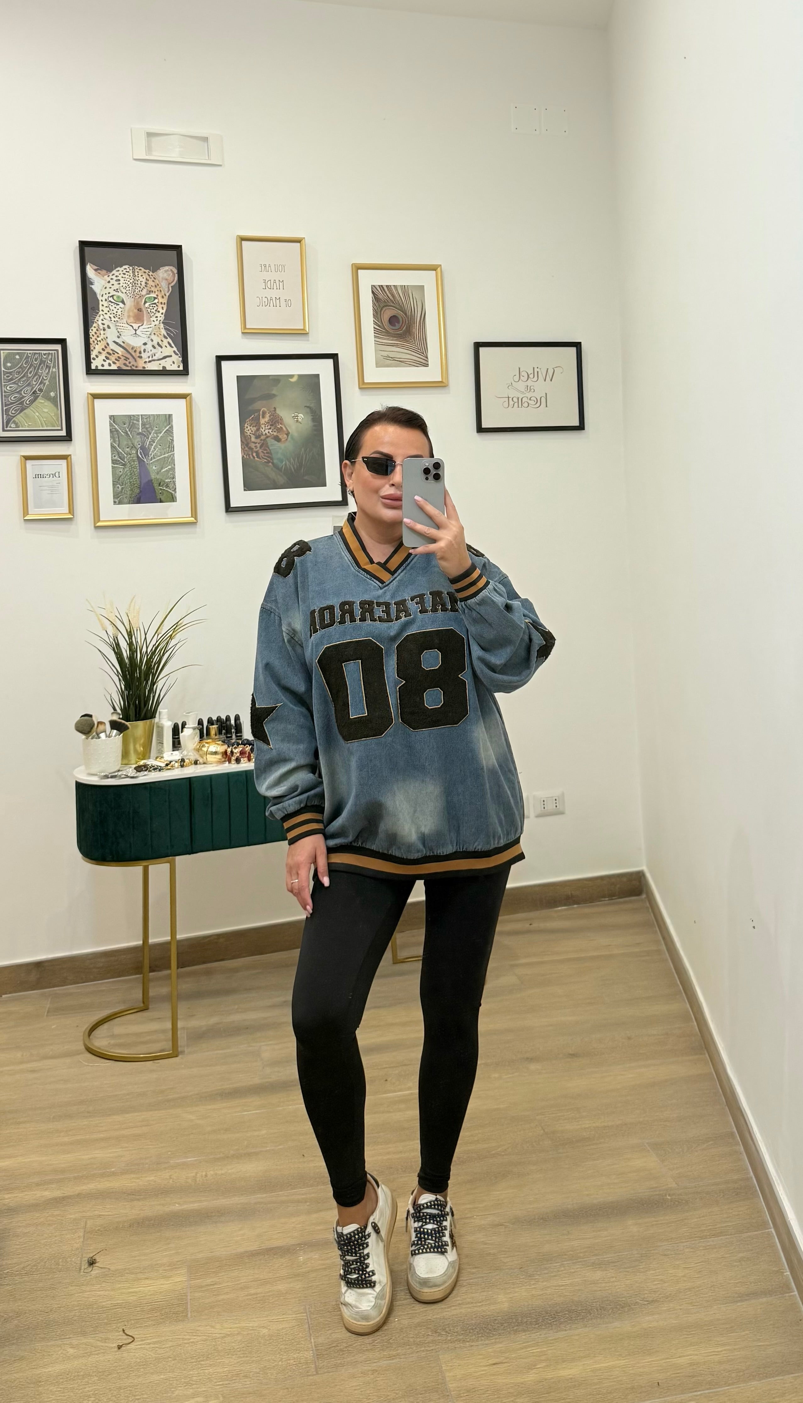 Maglia Denim over