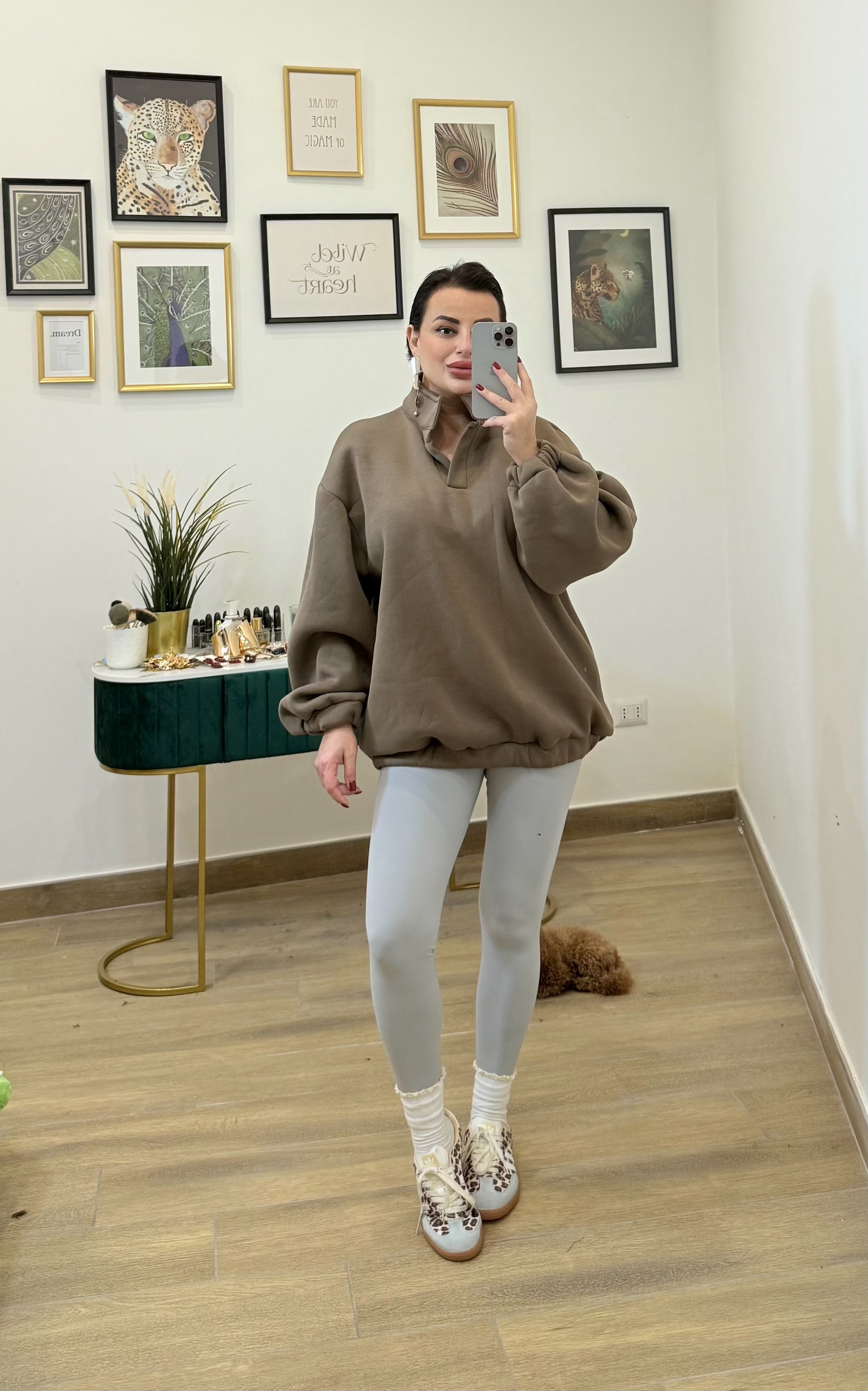 Felpa Long Kioto Fango