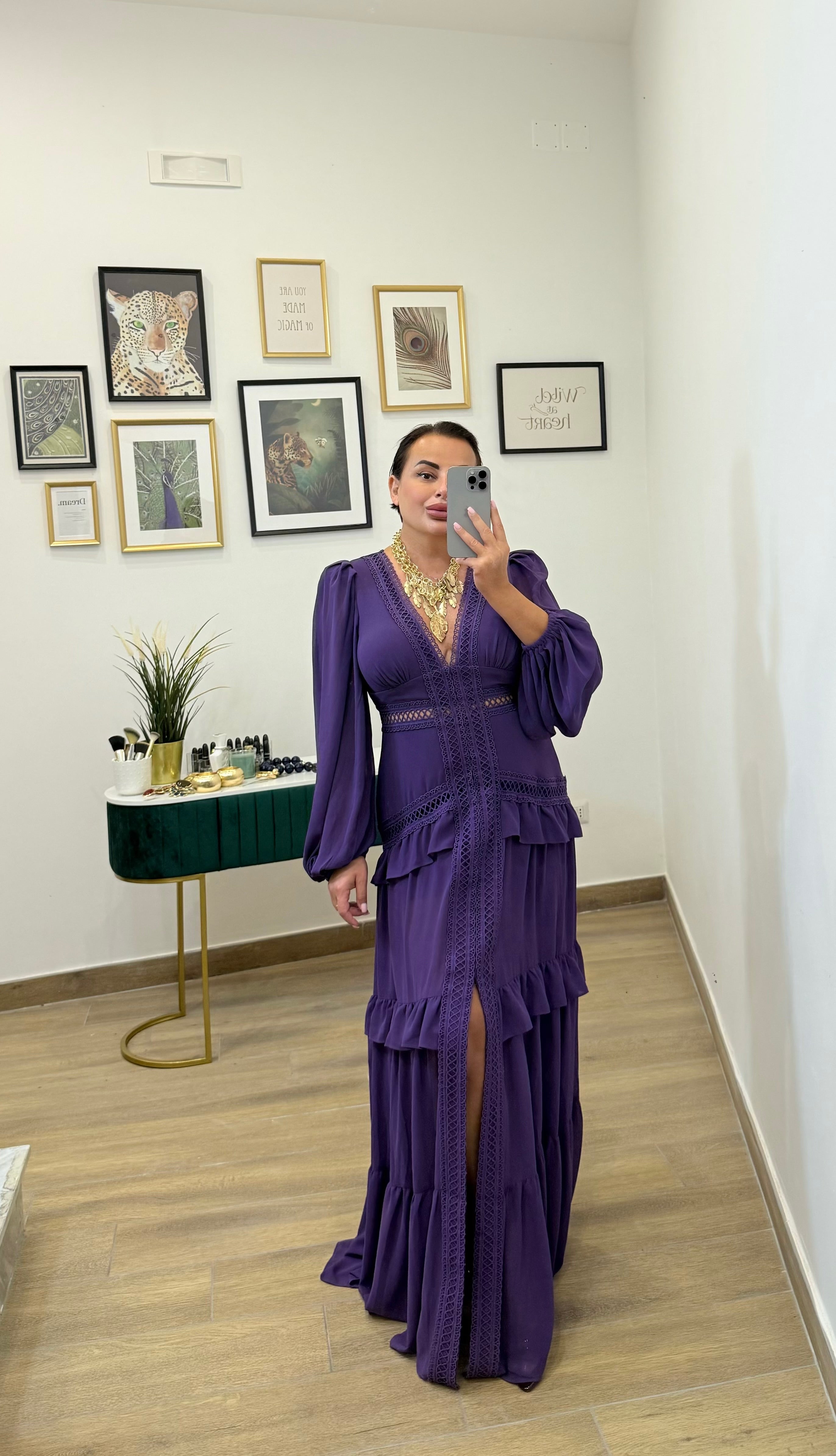 Abito Lungo Francy Violet