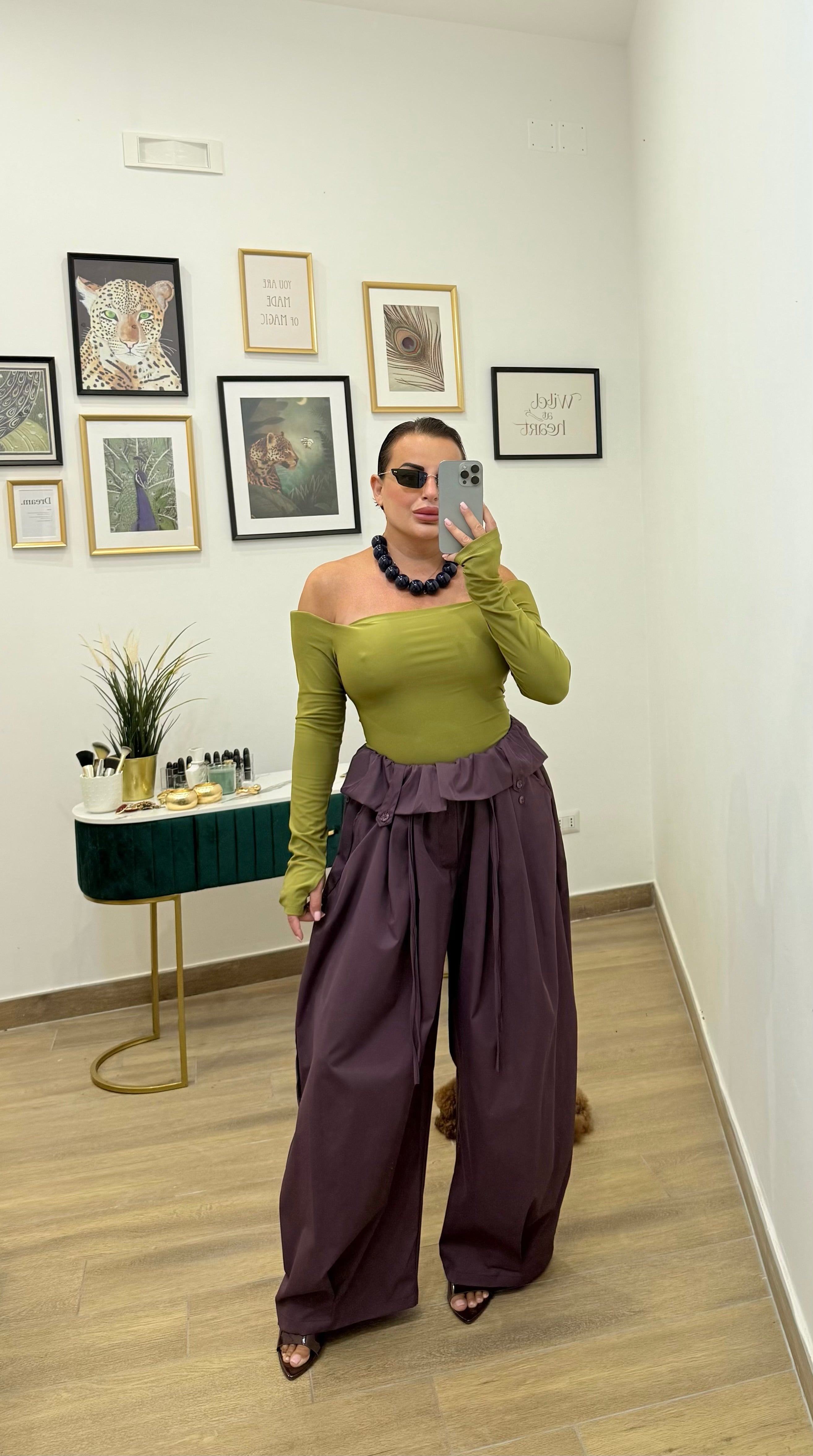 Pantalone Caramella Violet