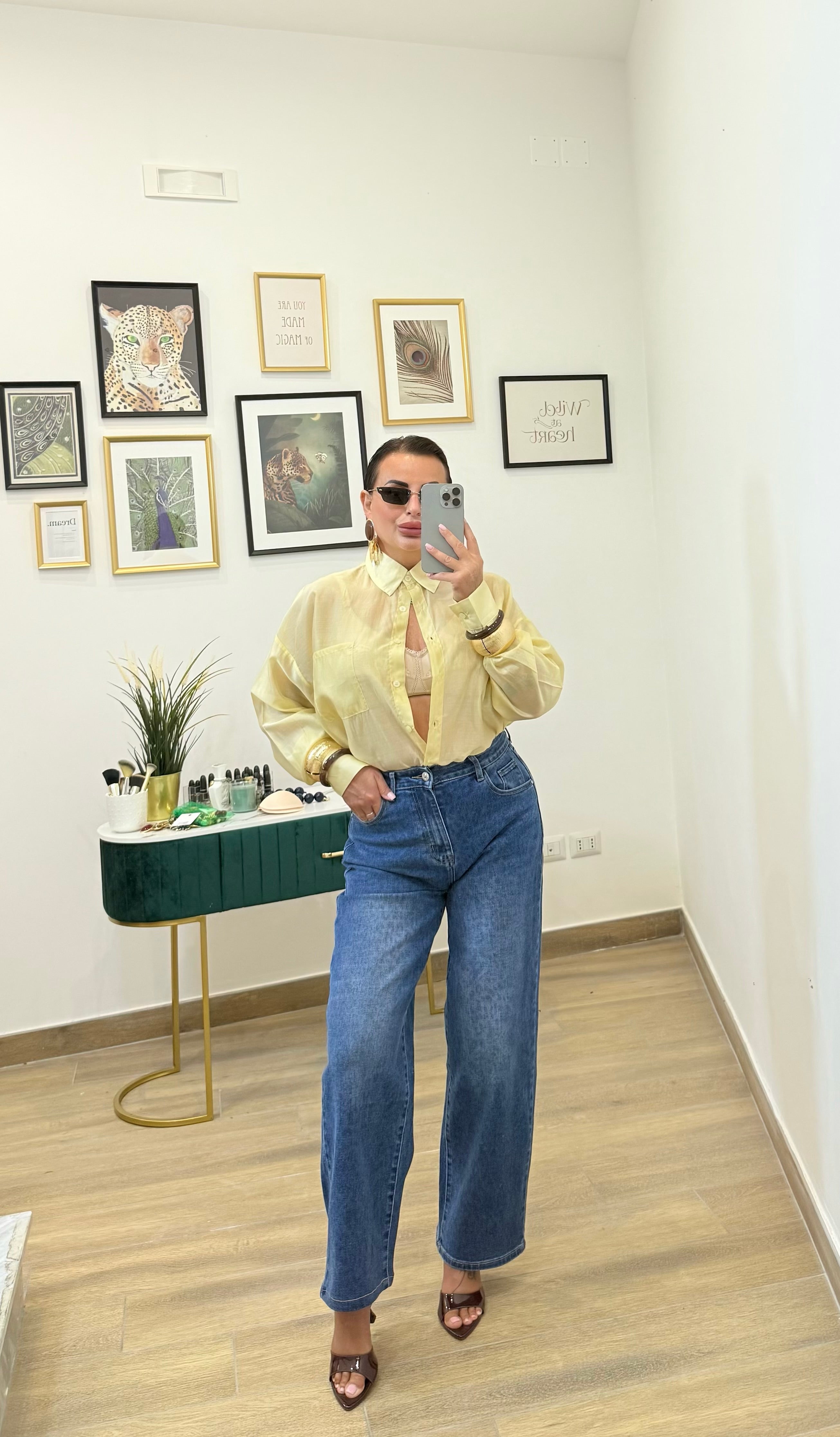 Jeans Baggy Maculato