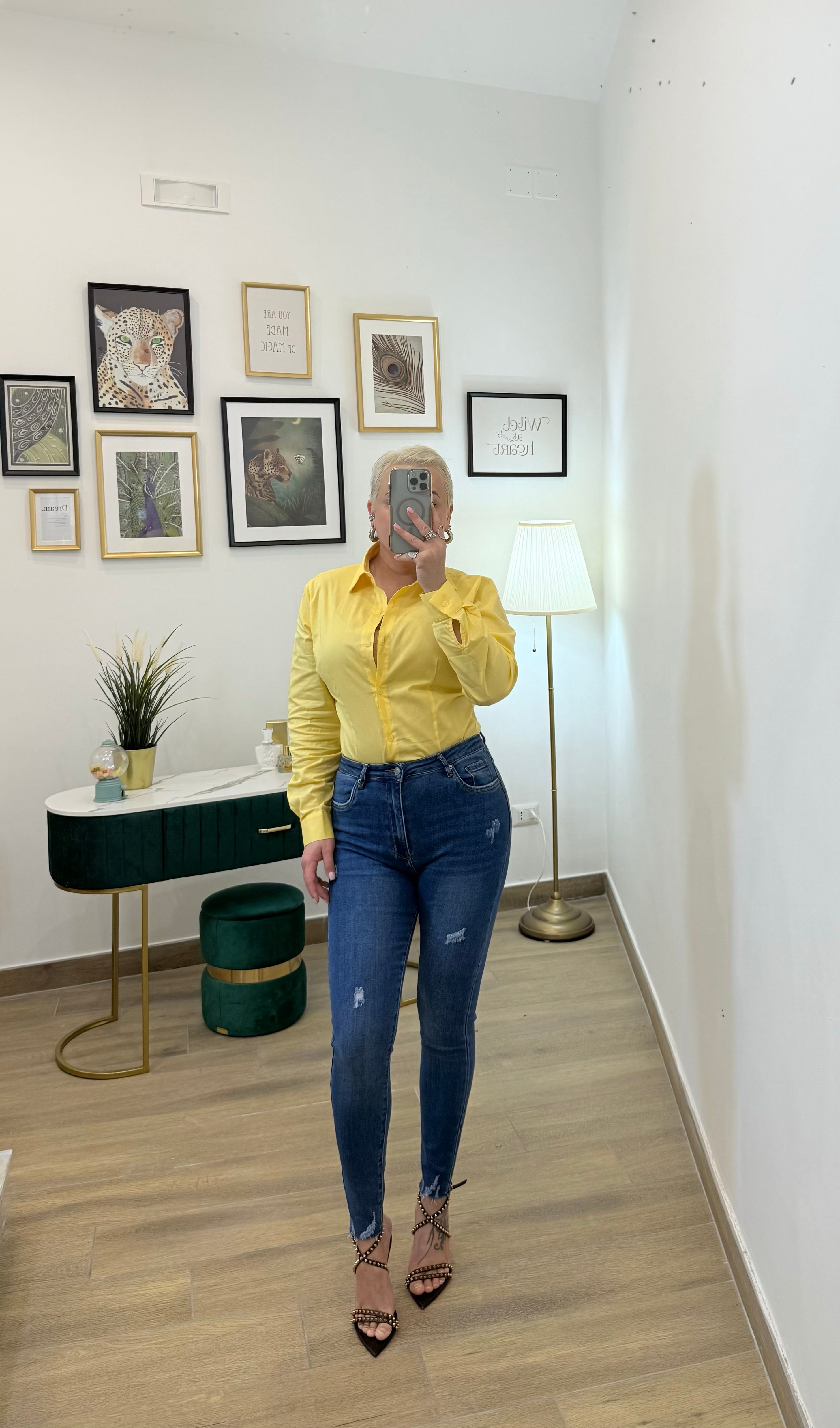 Camicia Avvitata Yellow