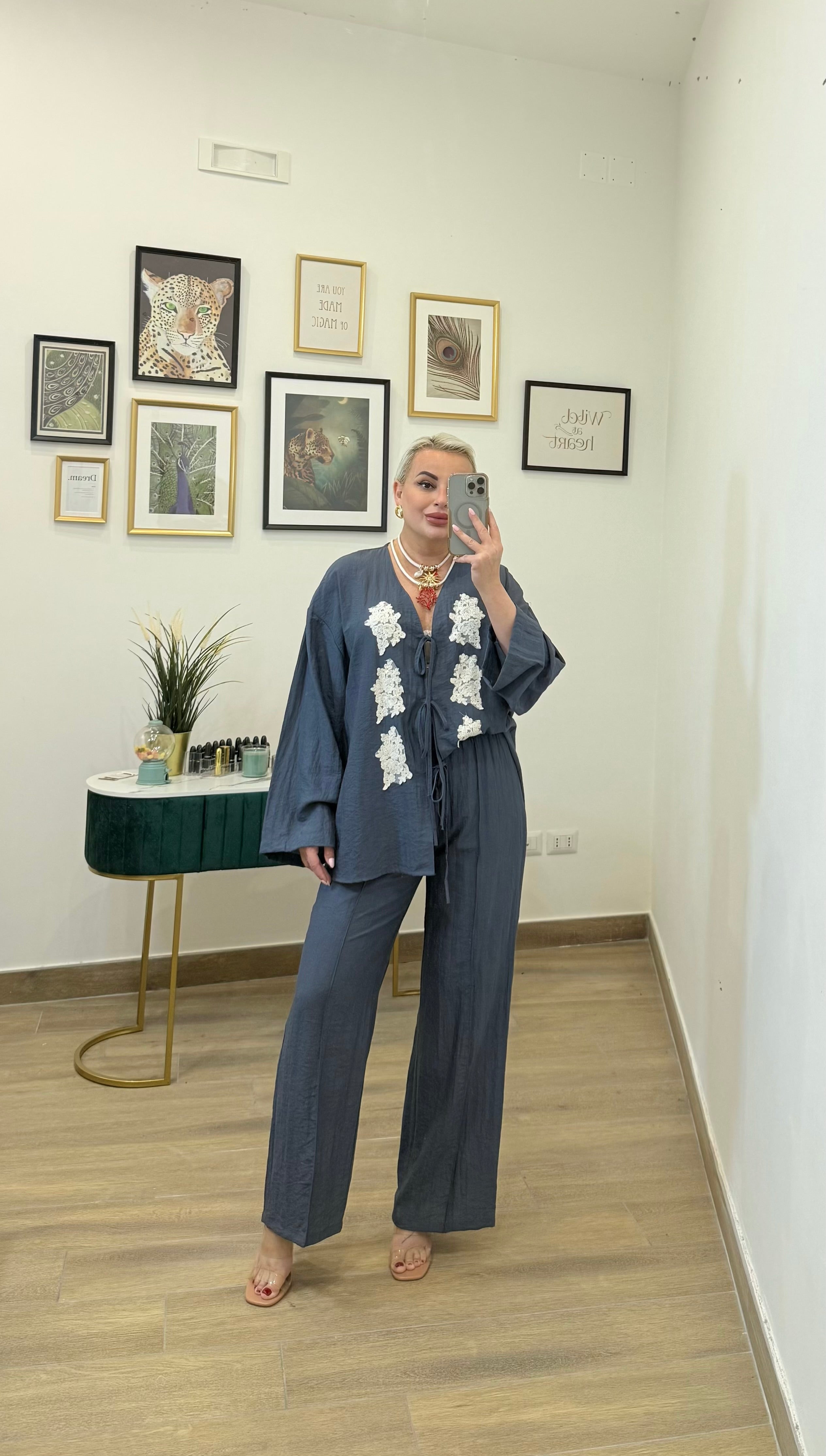 Coordinato Chambray Denim