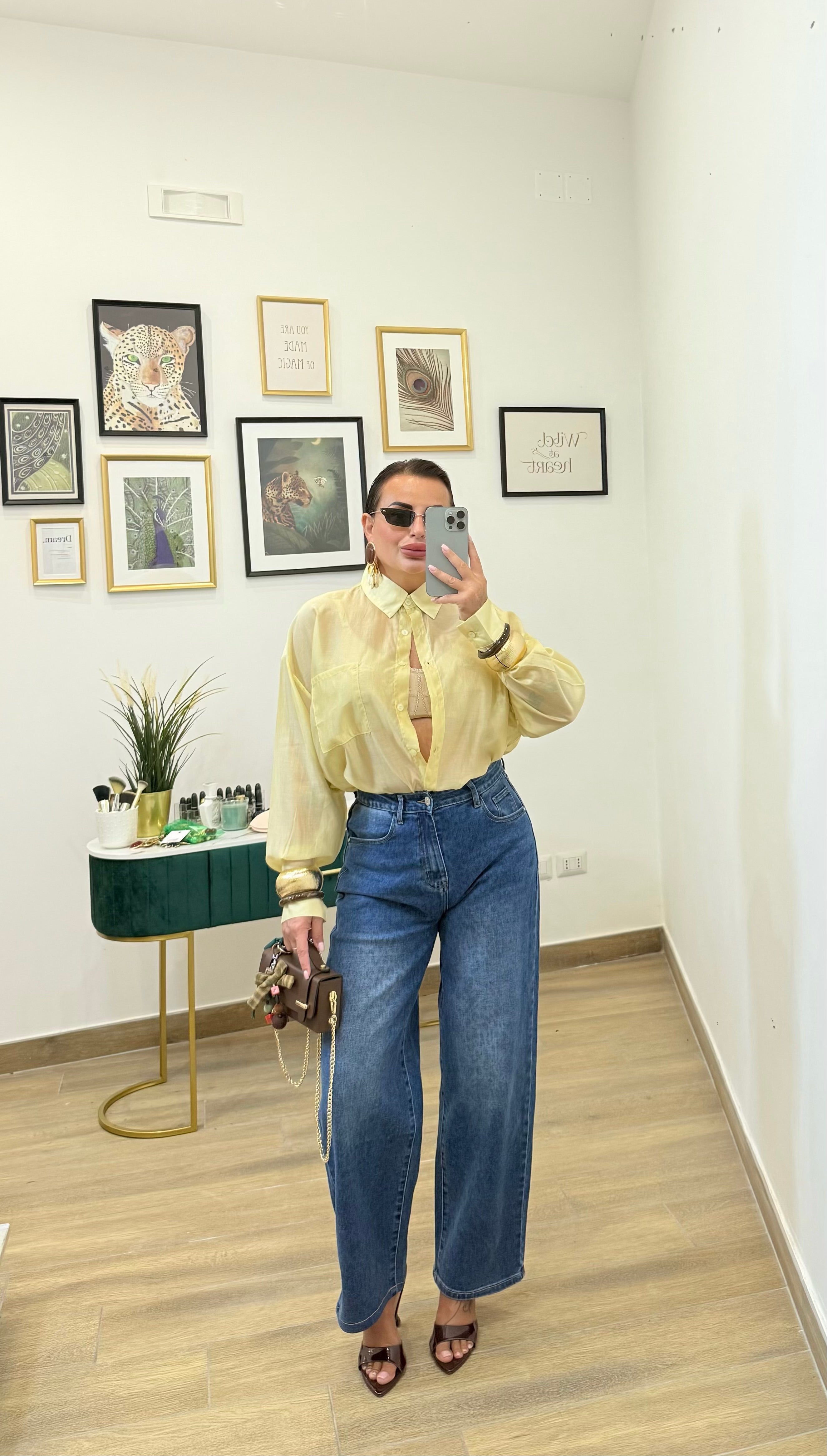 Jeans Baggy Maculato