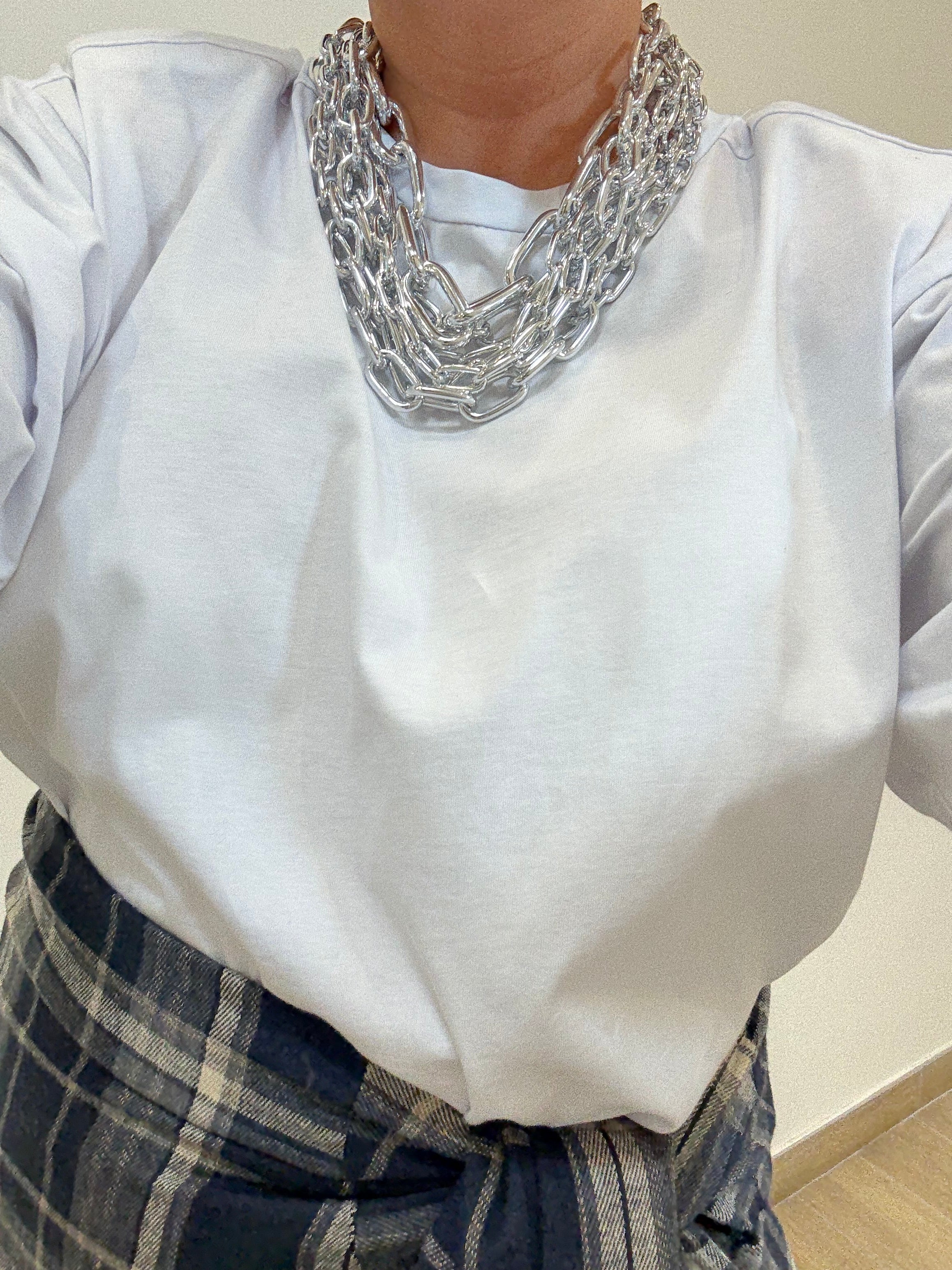 Girocollo Catene Silver