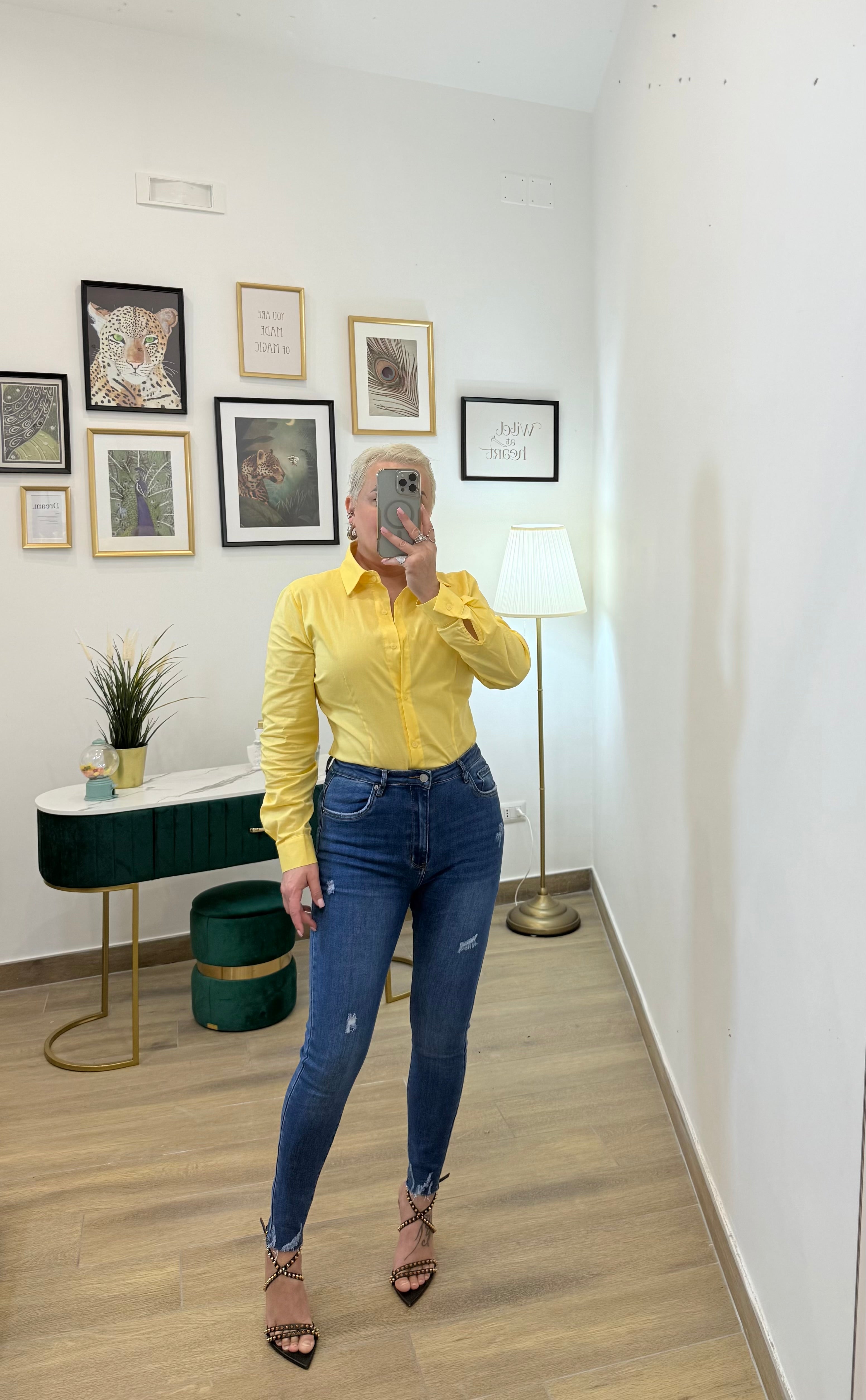 Camicia Avvitata Yellow