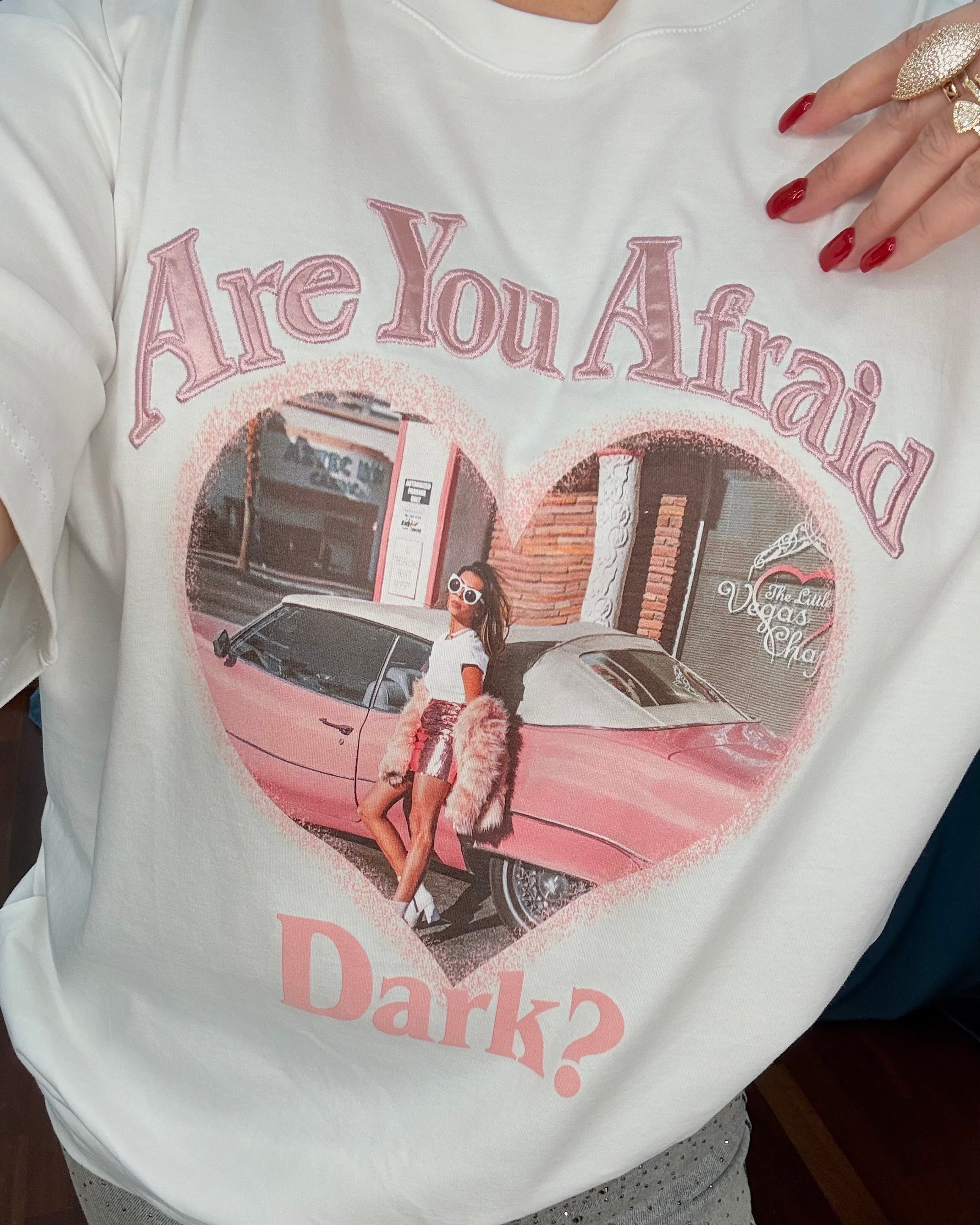Shirt Over Pink Lady