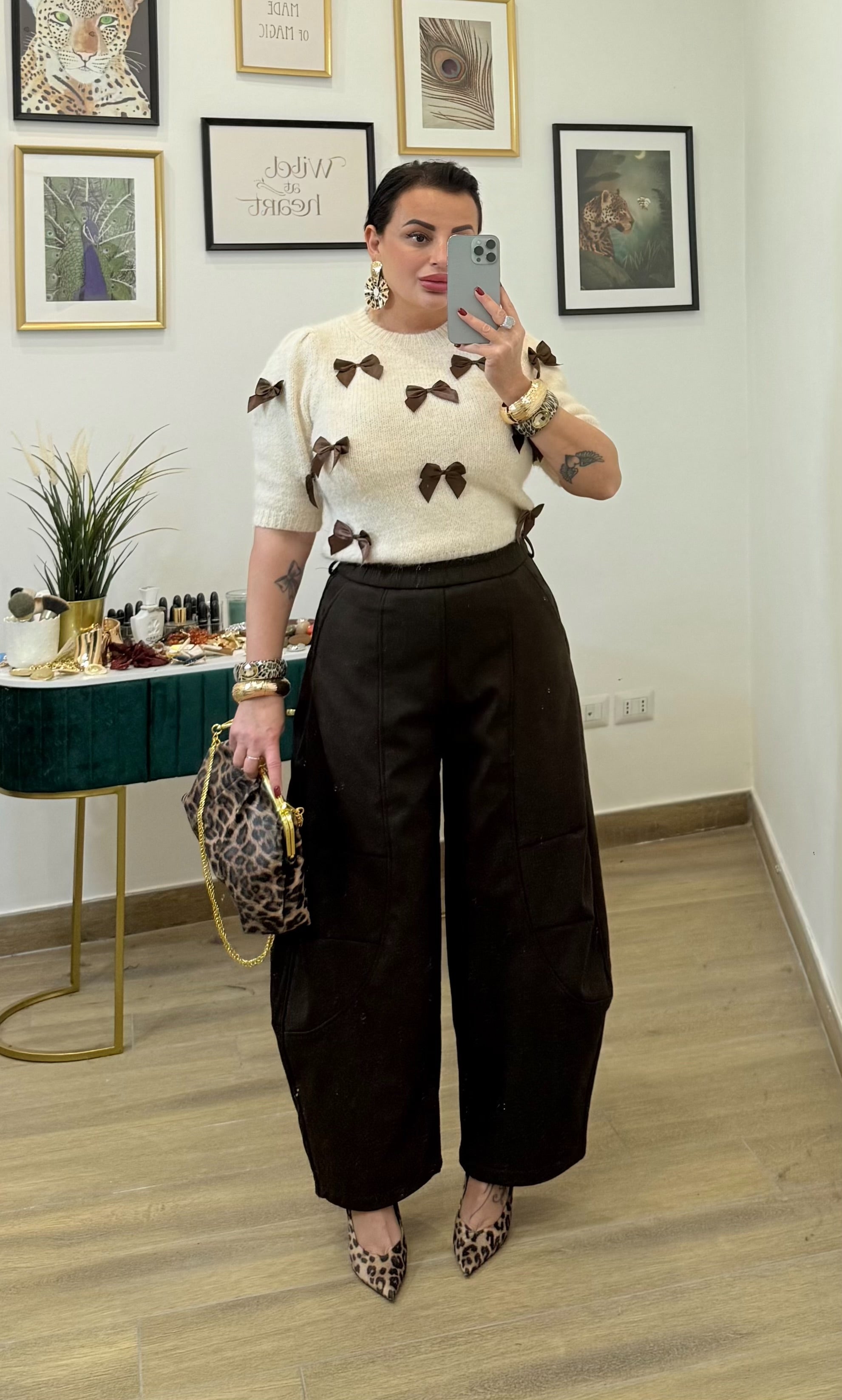 Pull Fiocchetti Panna