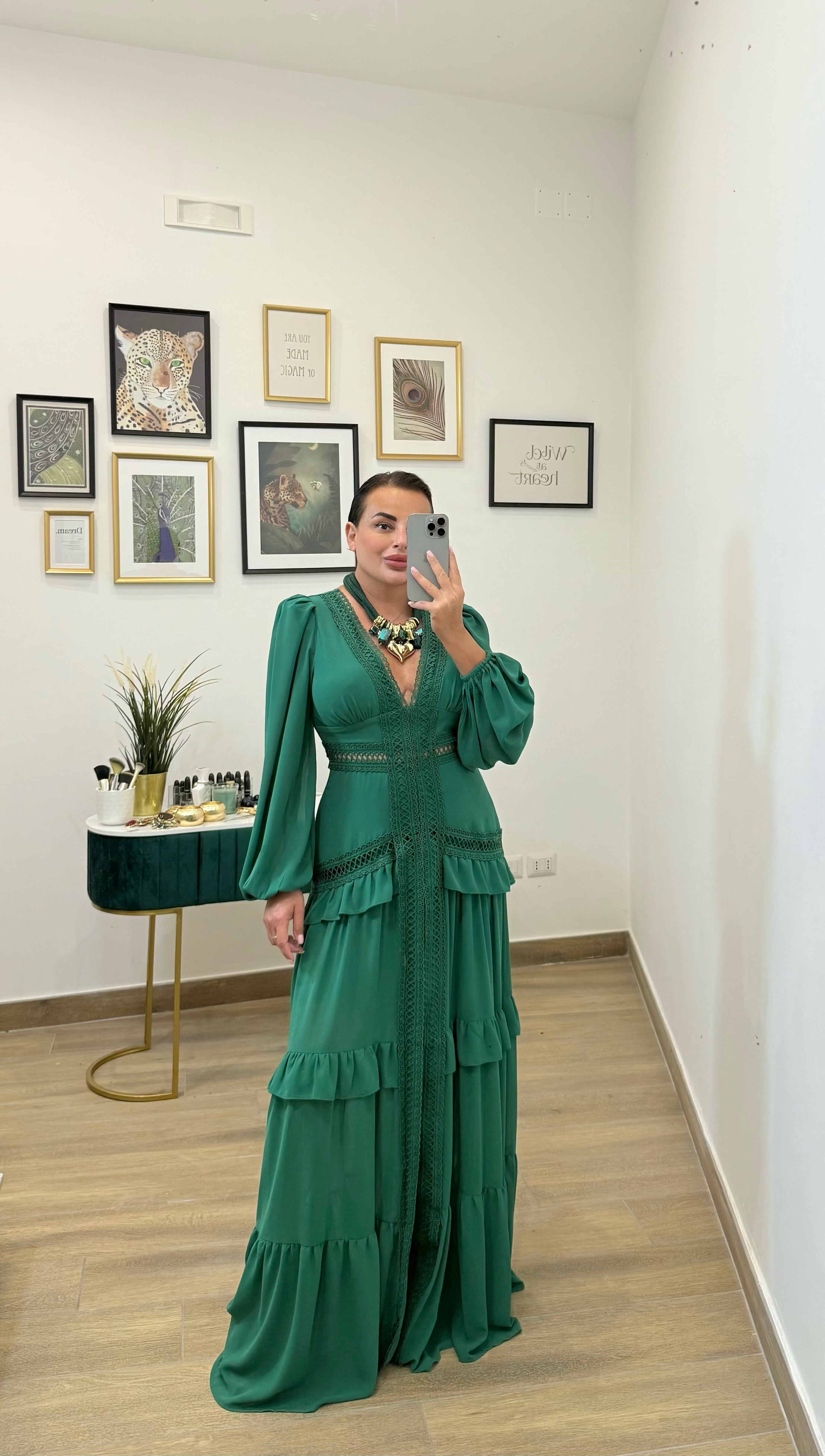 Abito Lungo Francy Verde