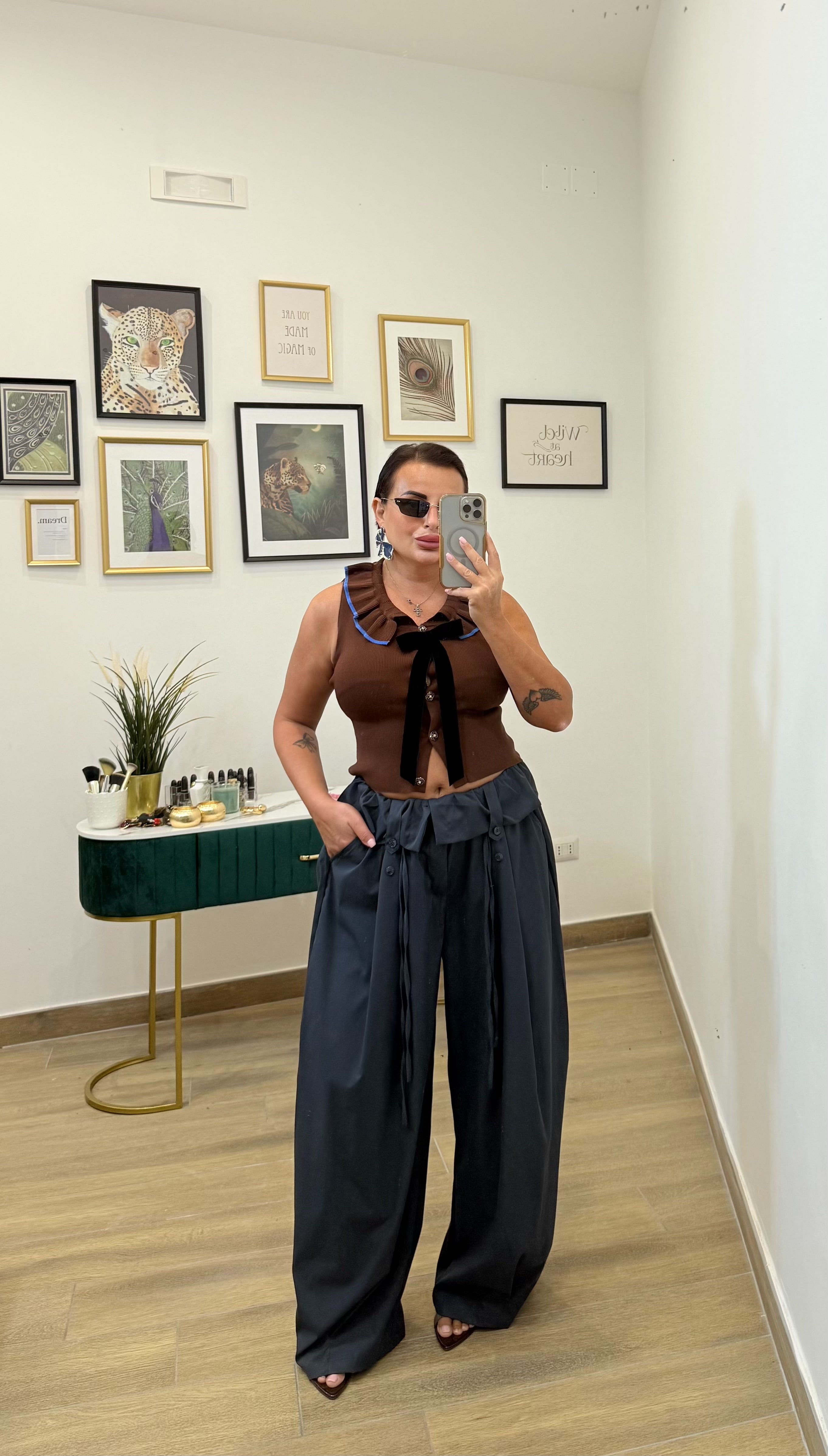 Pantalone Caramella Blue