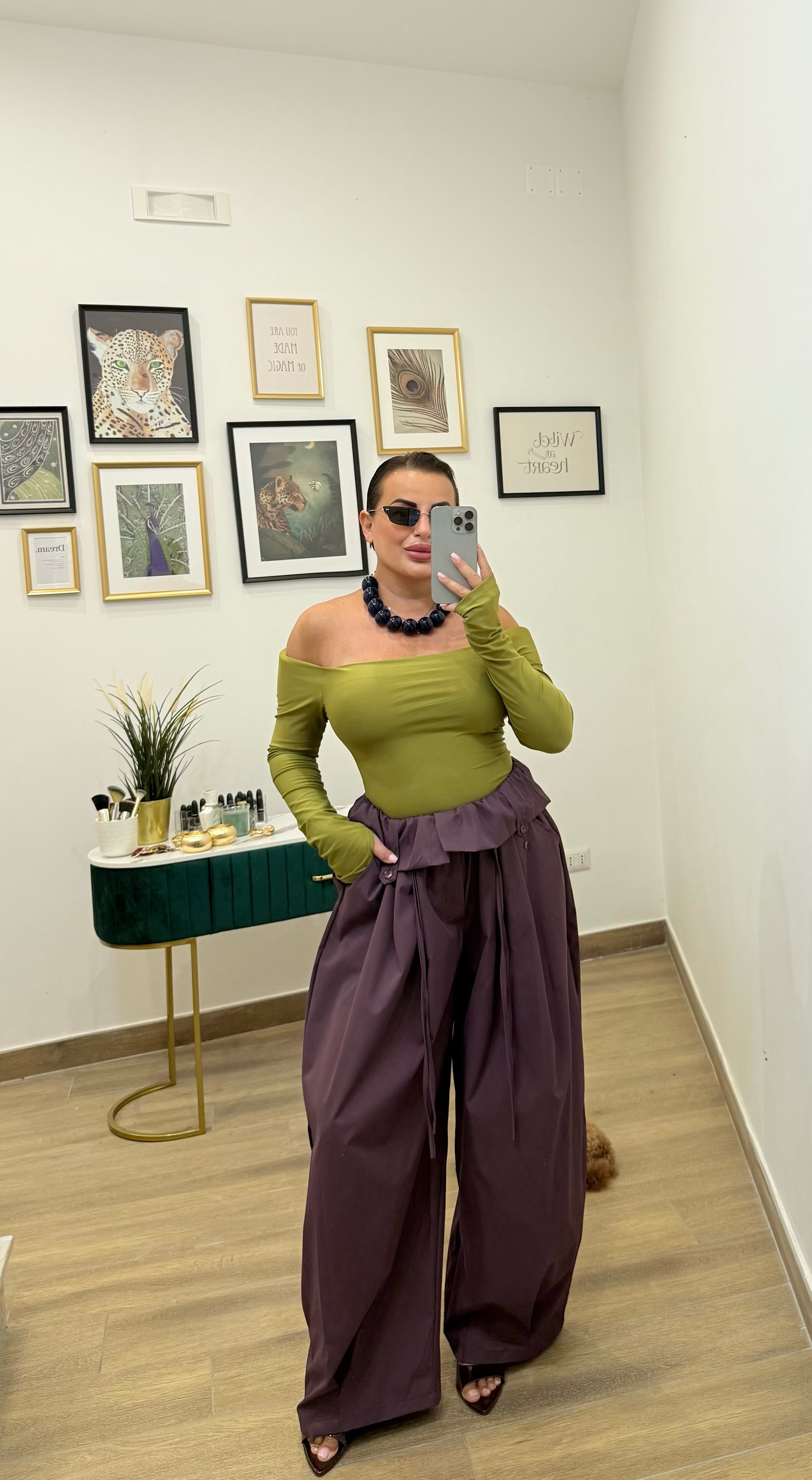 Pantalone Caramella Violet