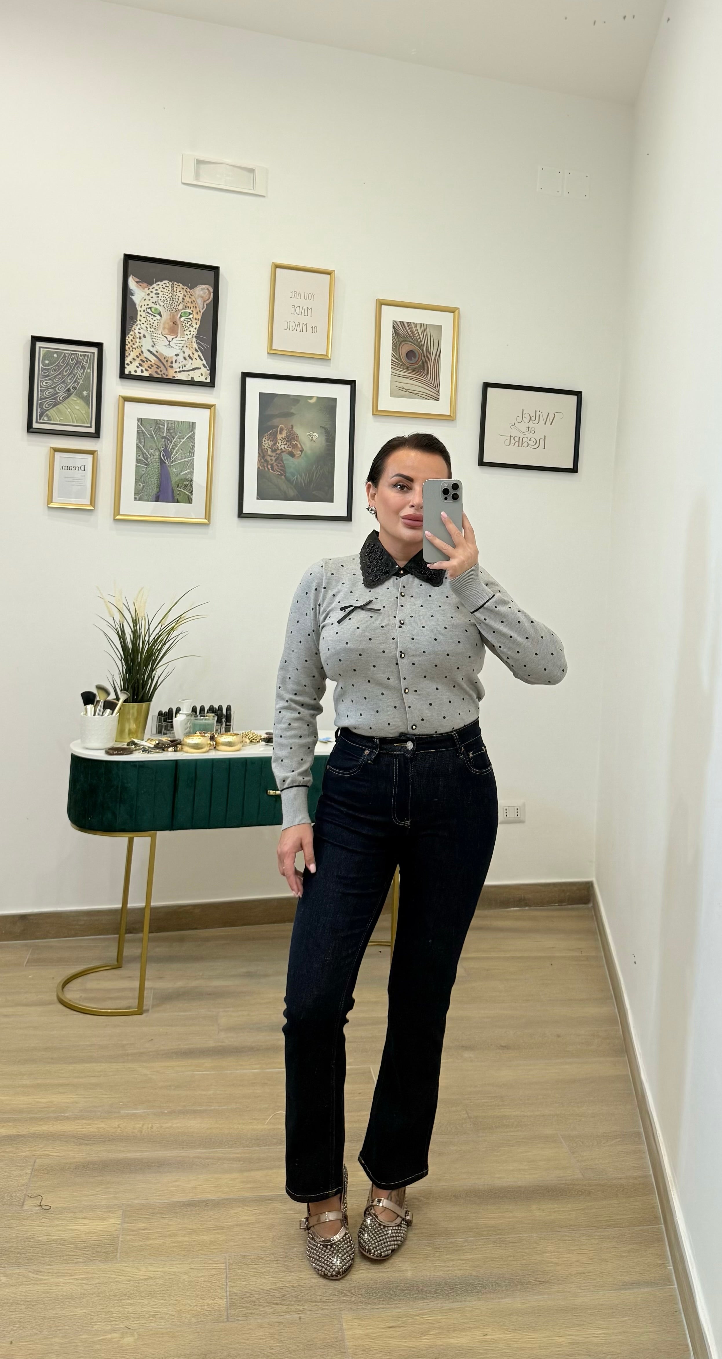 Jeans Mom fit lavaggio dark