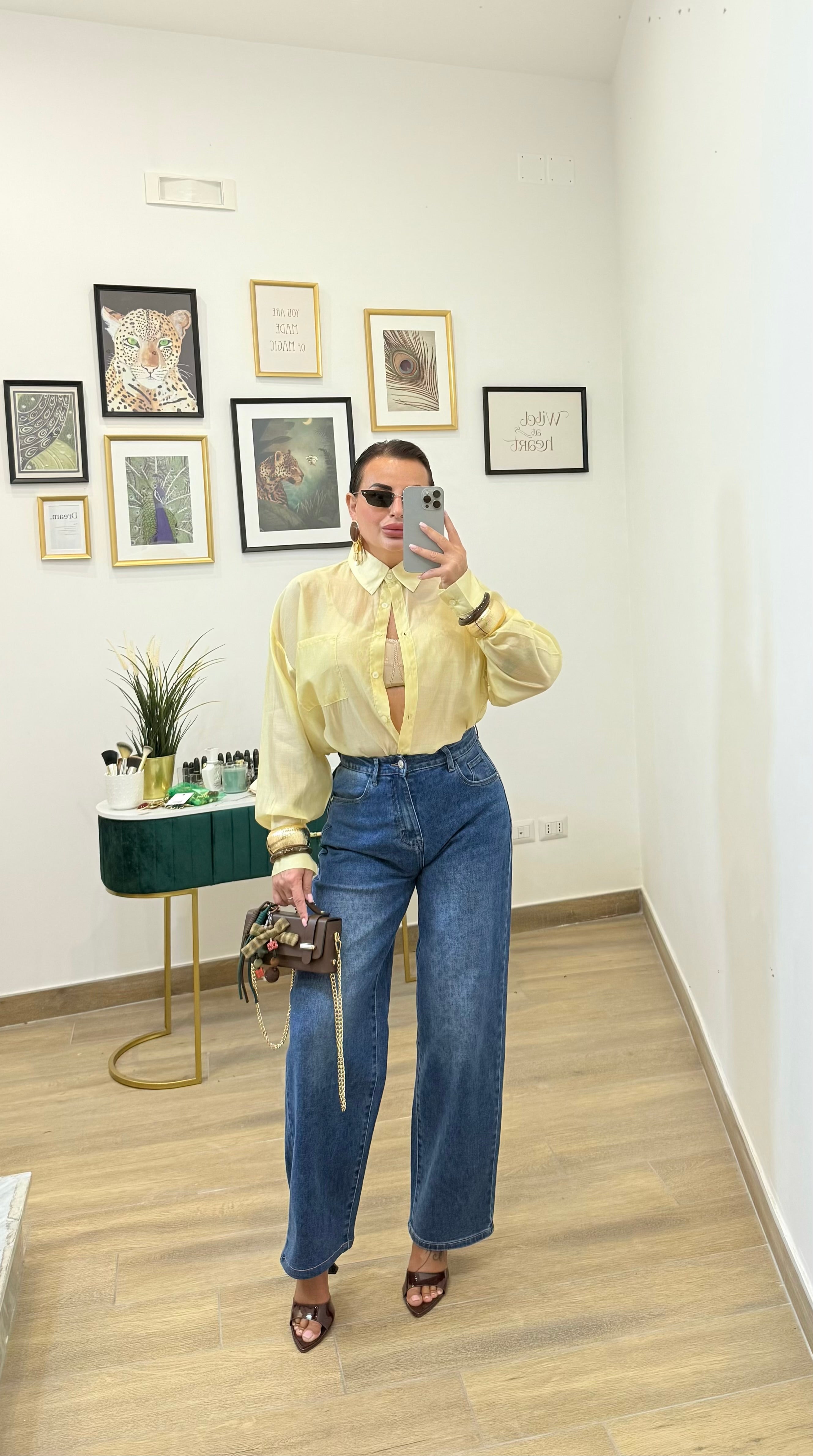Jeans Baggy Maculato