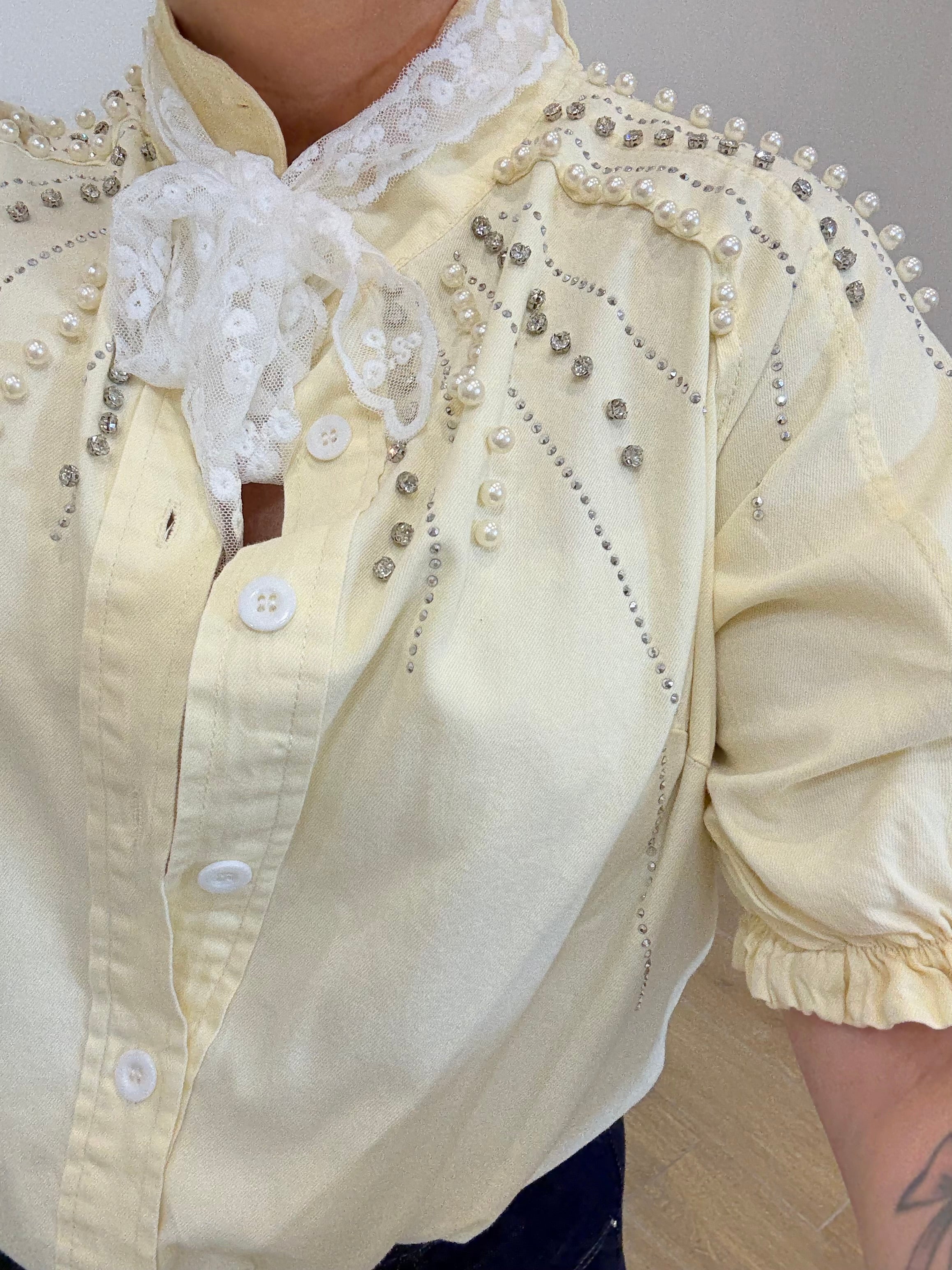 Camicia Denim Yellow