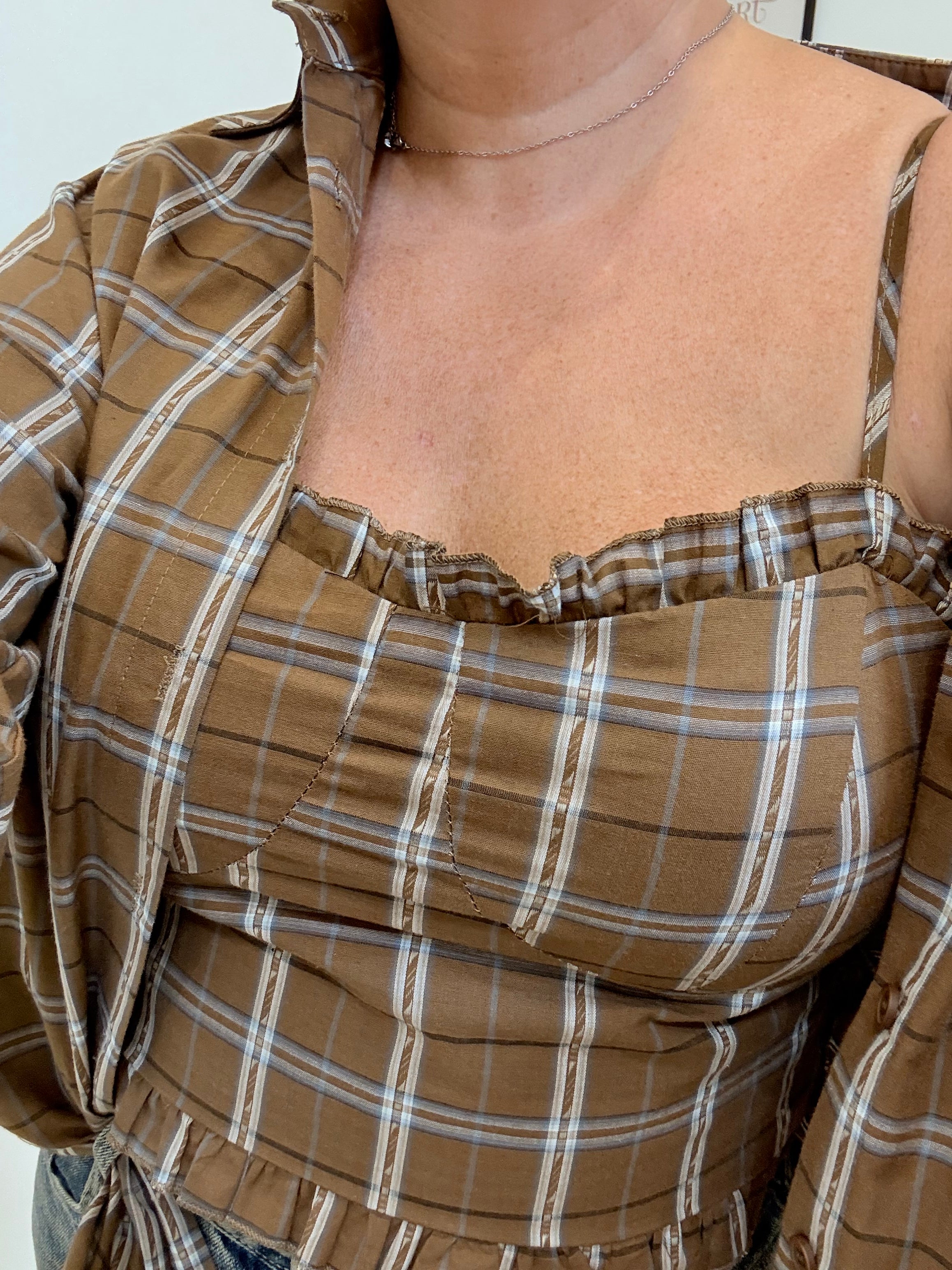 Camicia + corpetto Camel