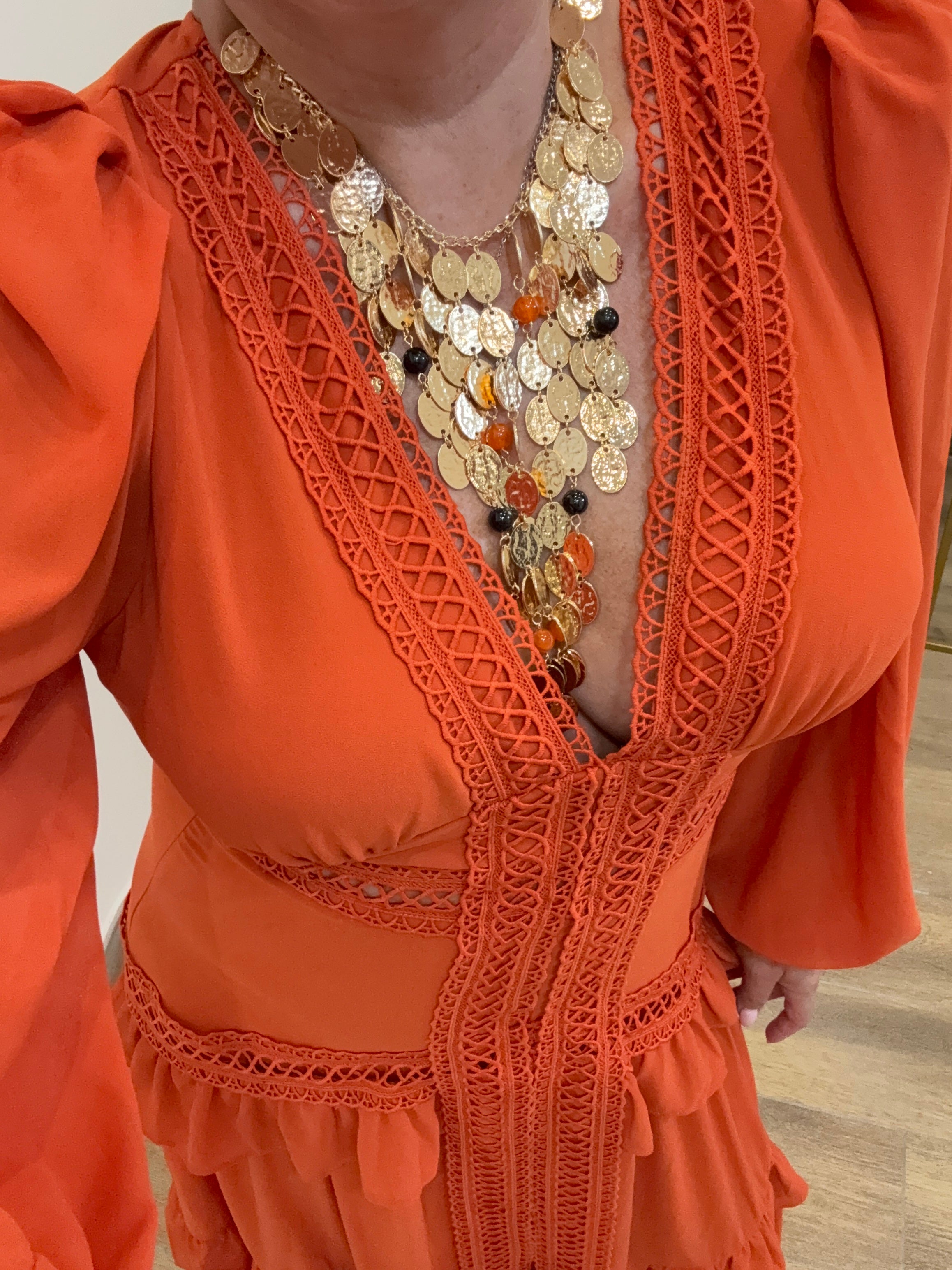 Abito Lungo Francy Orange