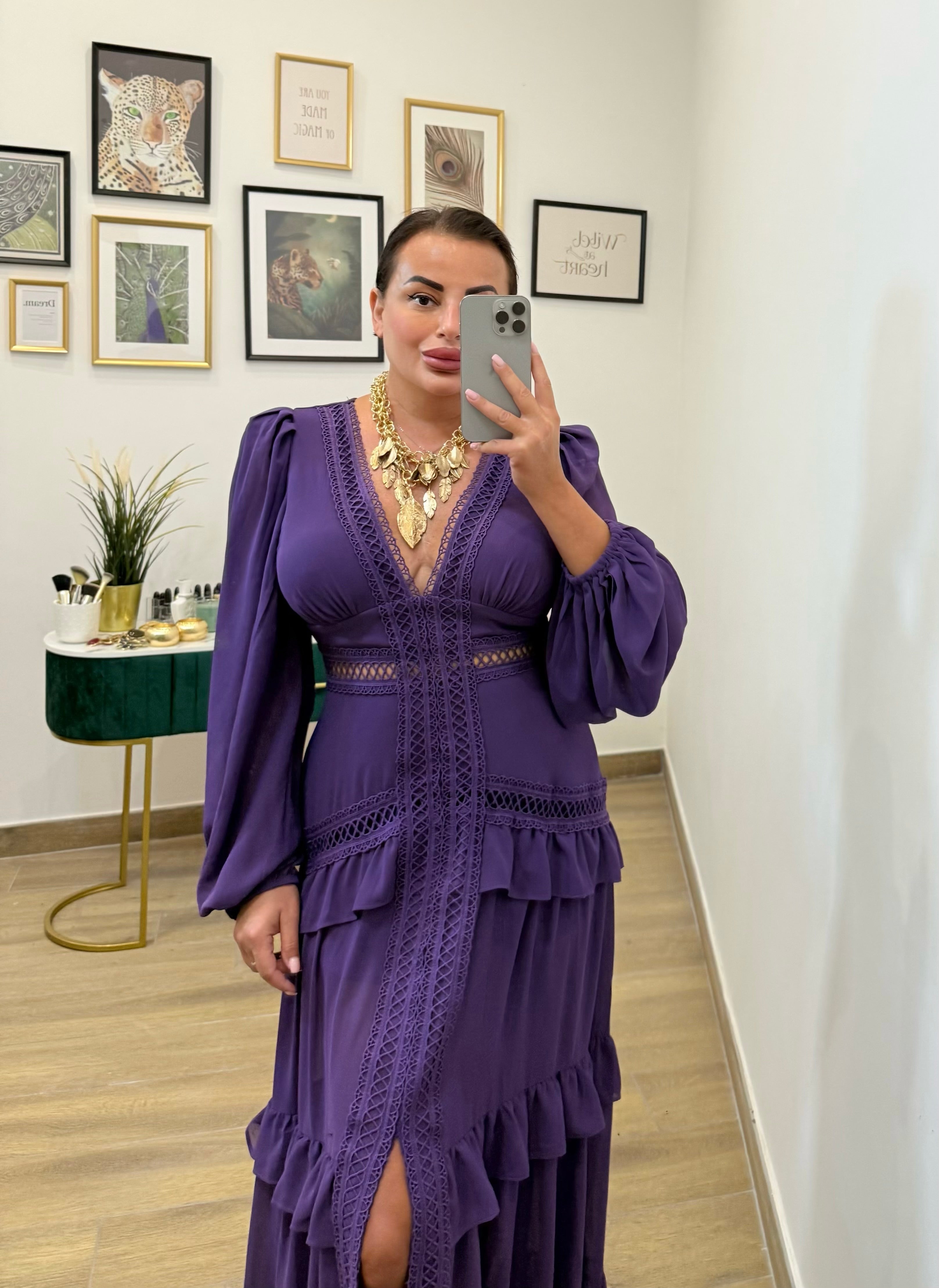 Abito Lungo Francy Violet