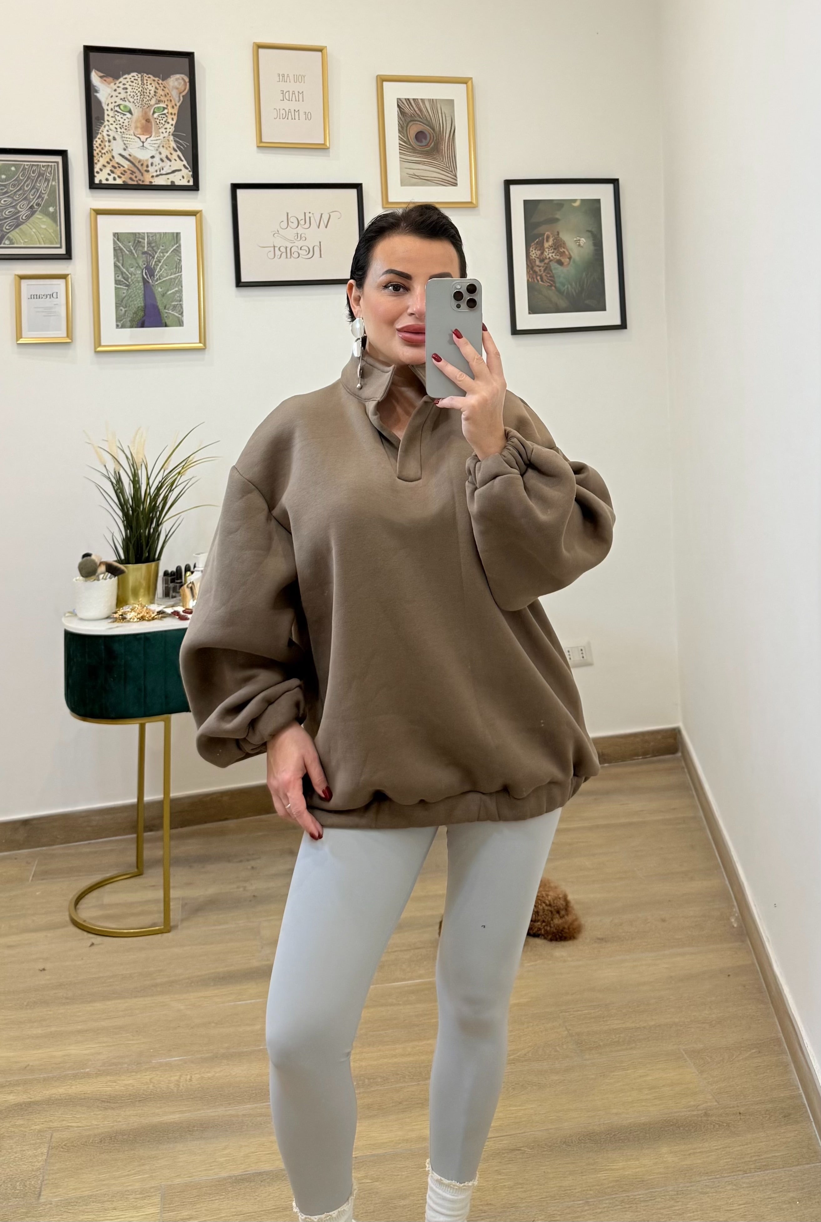 Felpa Long Kioto Fango